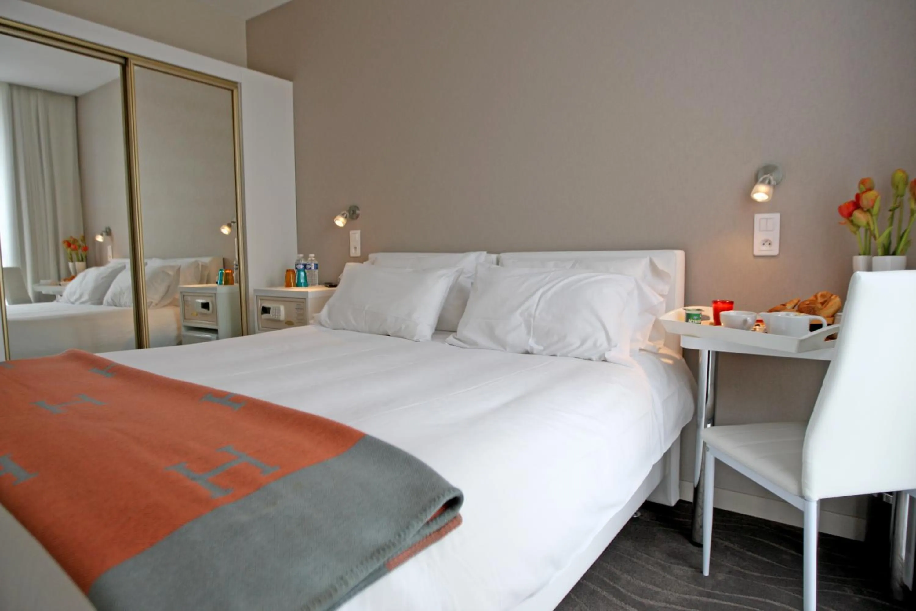 Bed in Hôtel Ligure