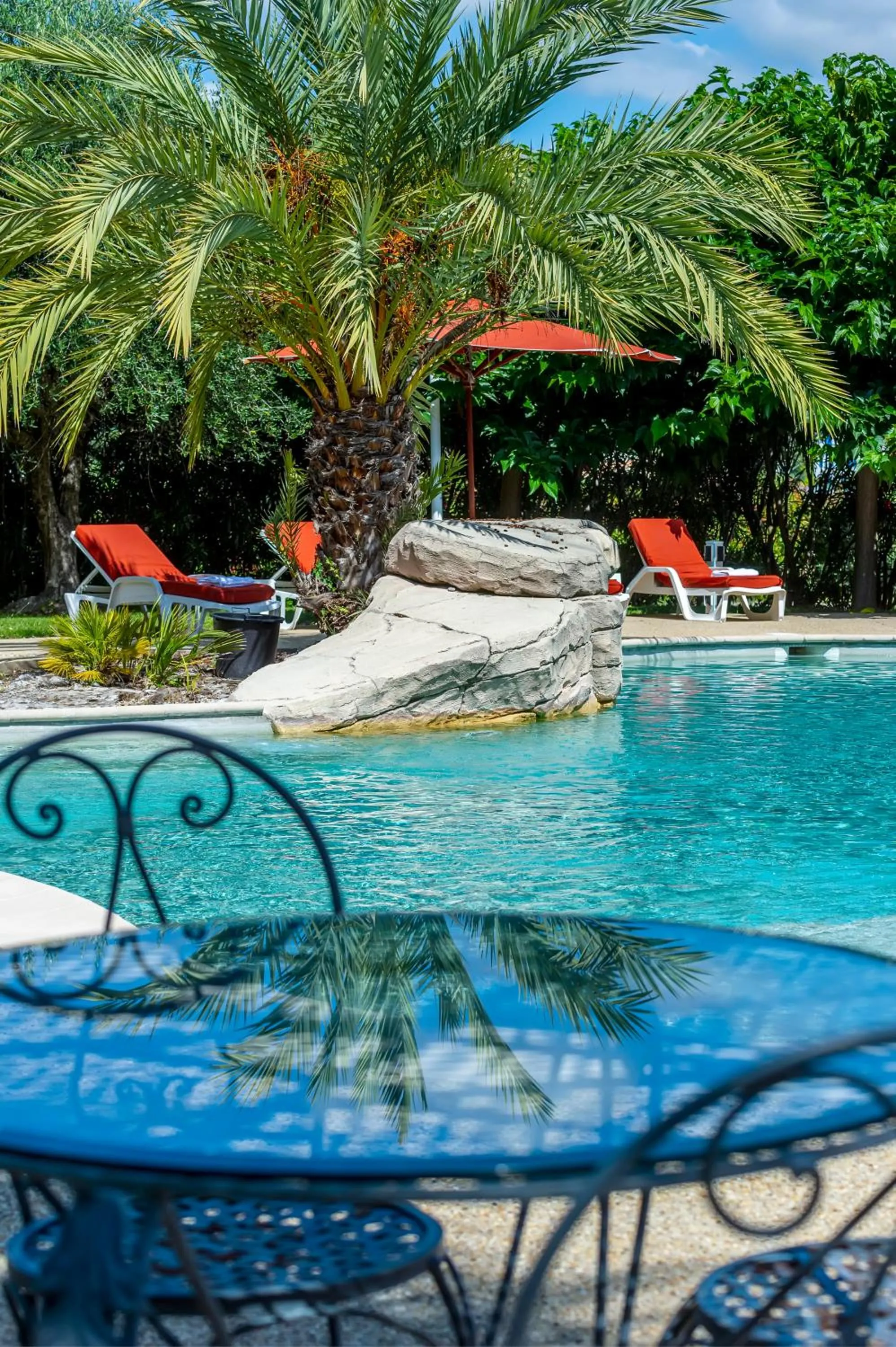 Garden in Servotel Saint-Vincent