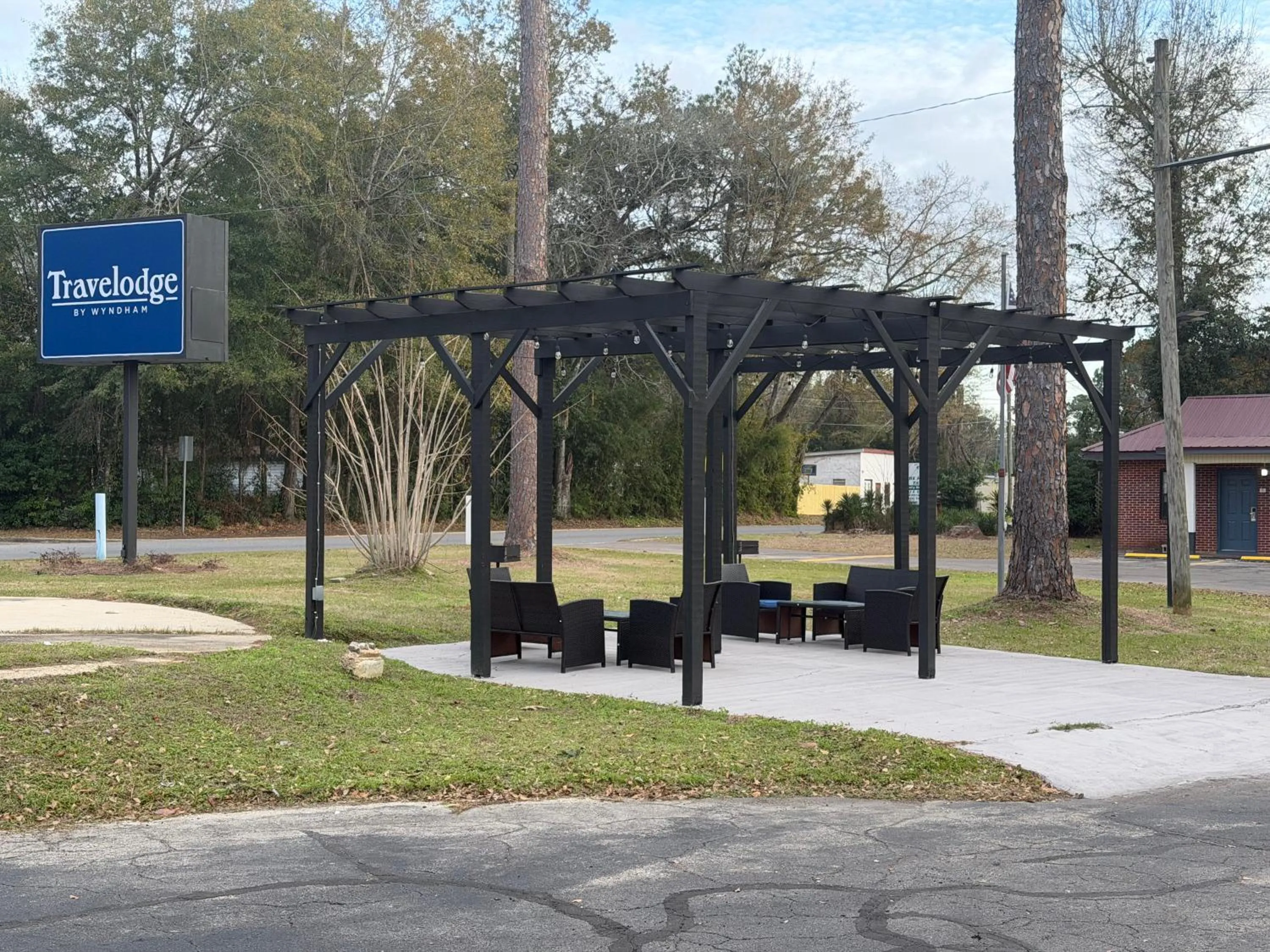 Patio in Travelodge by Wyndham Bainbridge