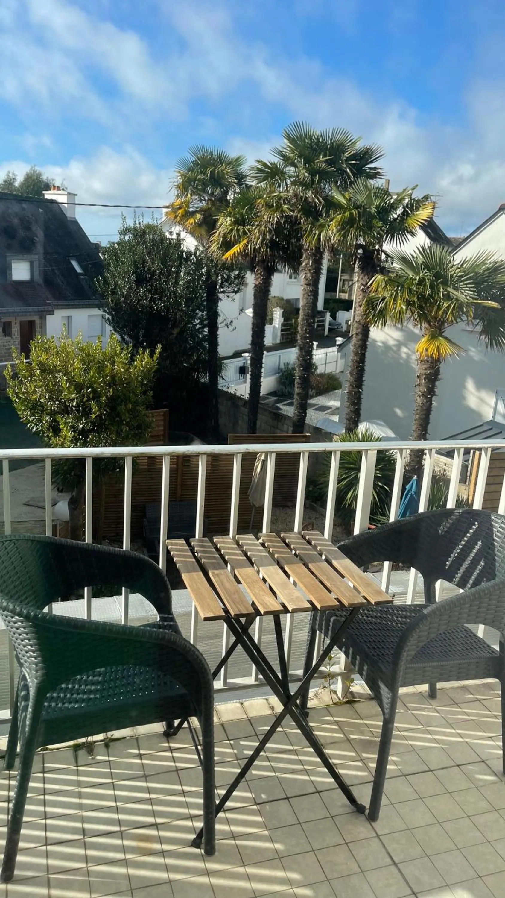 Patio in Hotel les Alignements