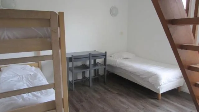 Bedroom, Bed in Centre de Vacances CPCV Normandie à 50 metres de la plage de Houlgate
