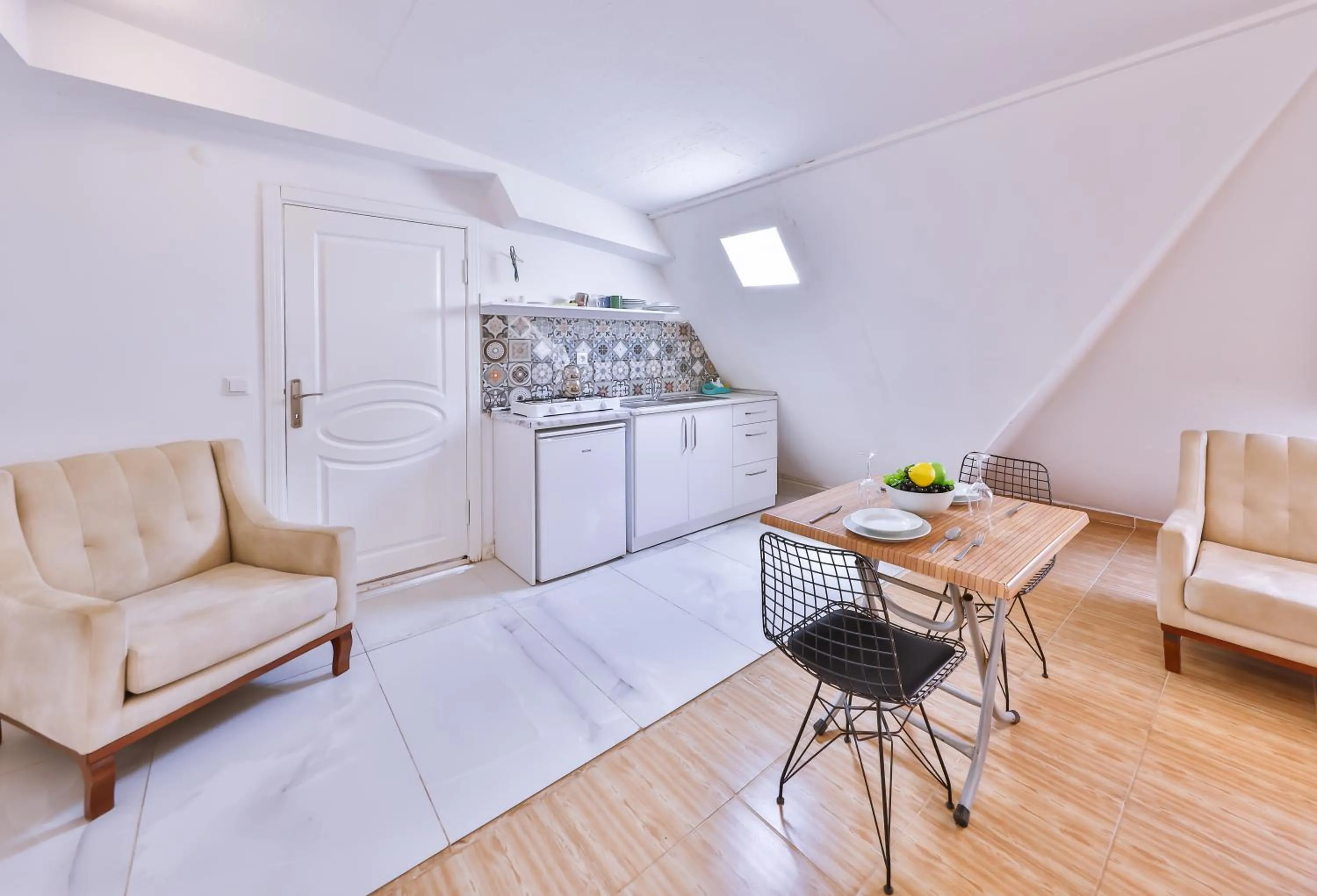 Seating area in 3 House Apart