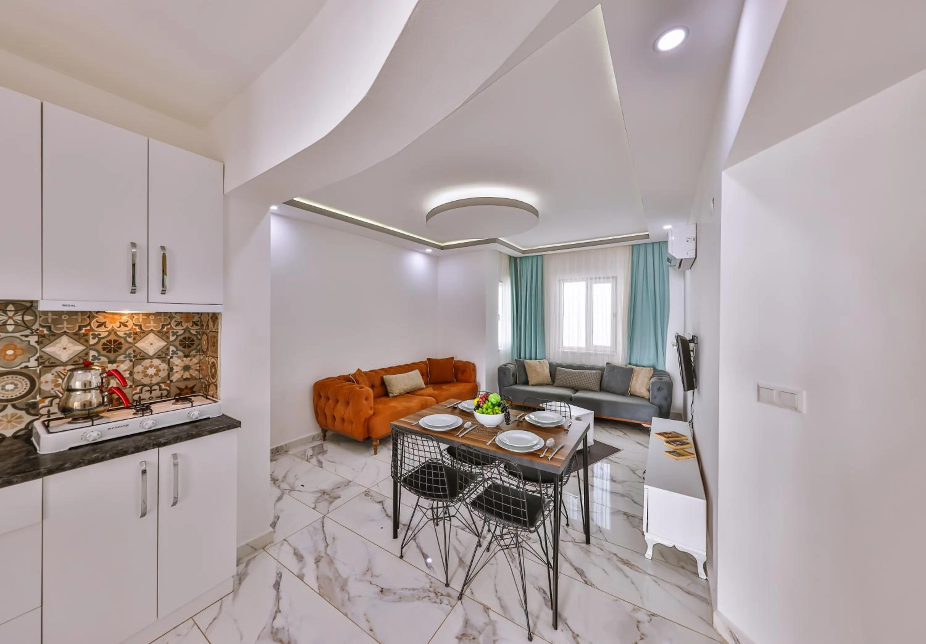 Living room in 3 House Apart