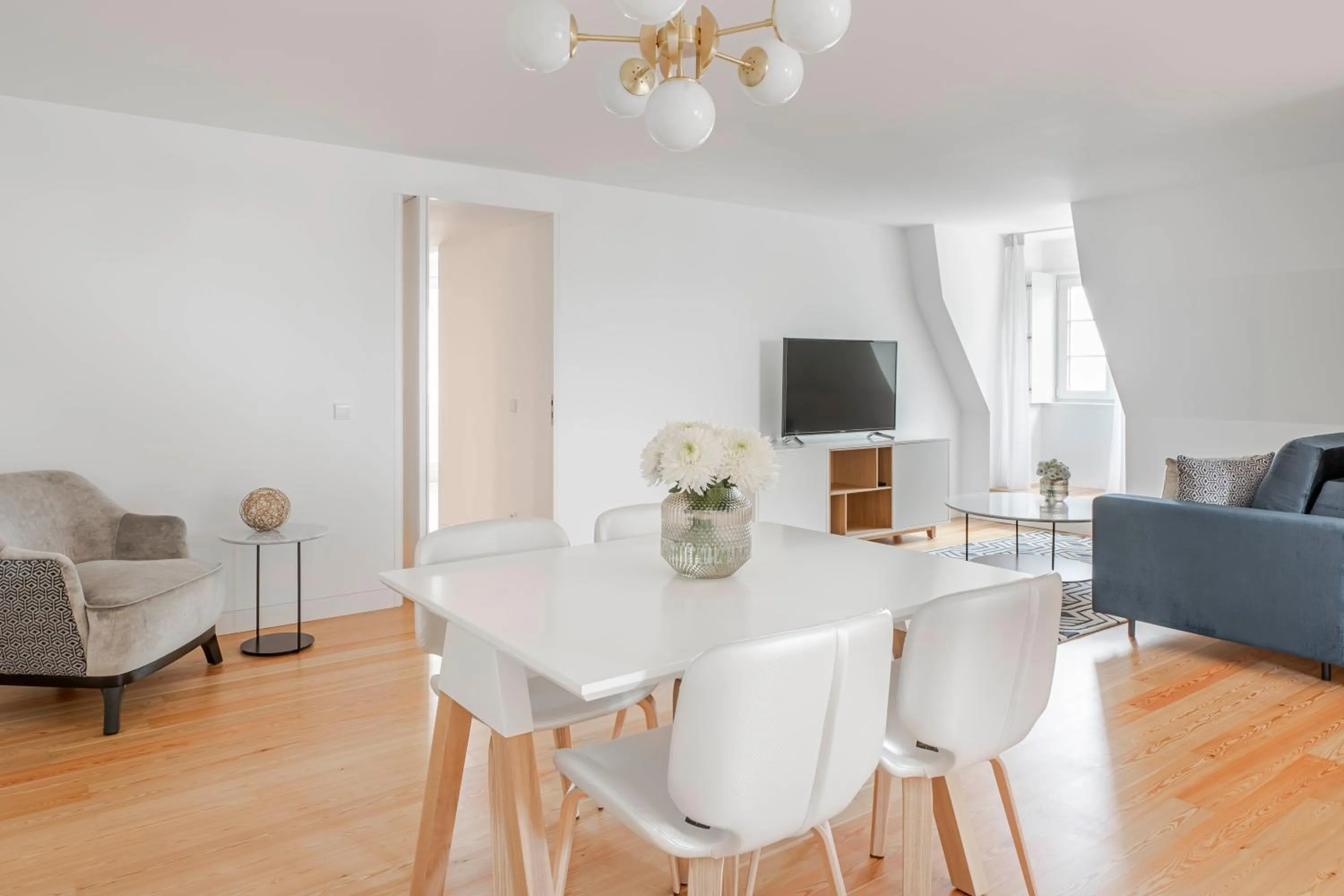 Seating area in Tandem Palacio Alfama Apartments