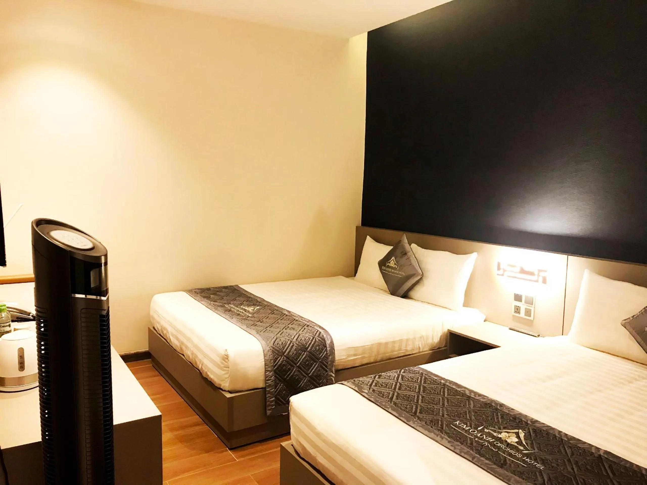 Bed in Kim Oanh Orchids Hotel