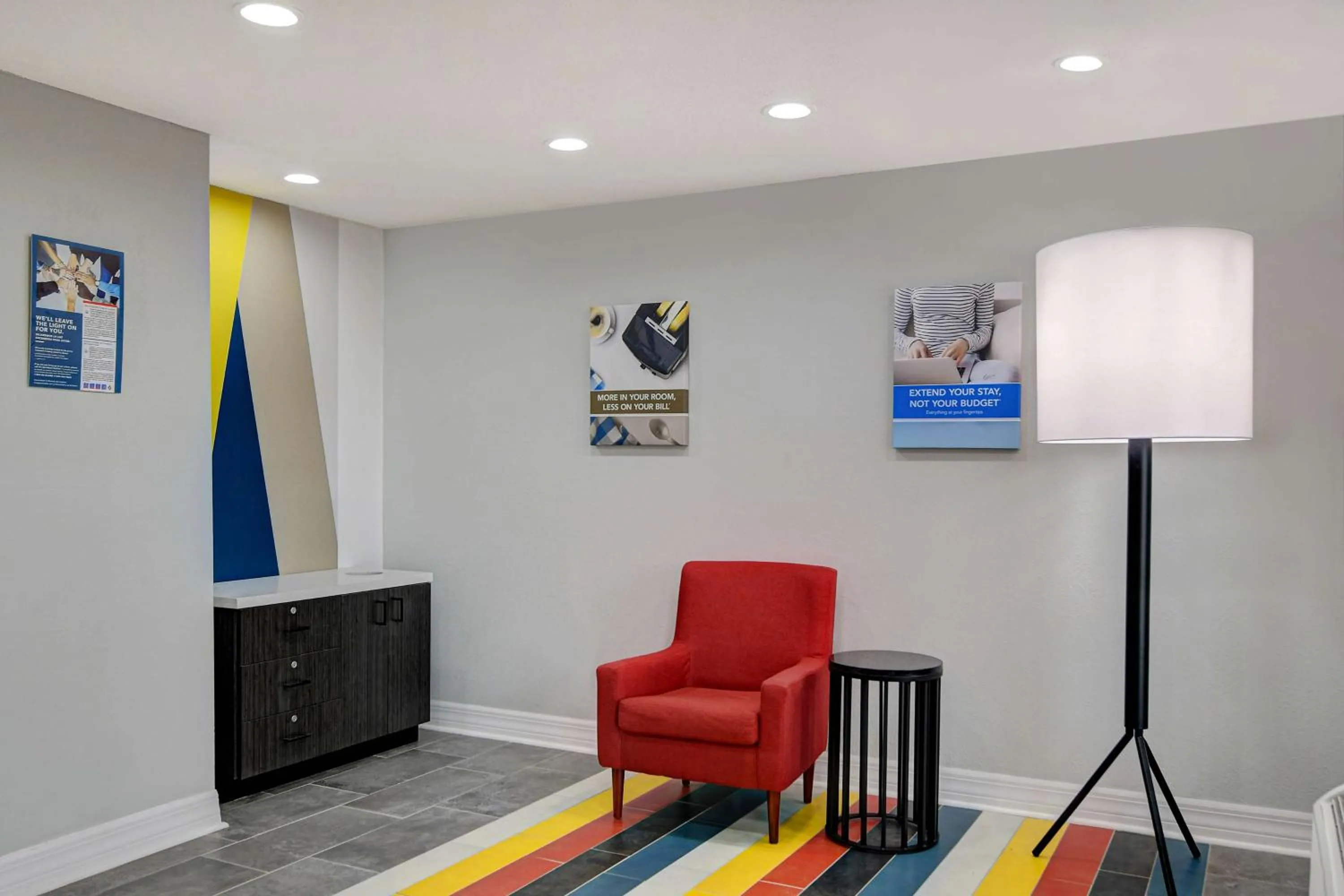 Lobby or reception in Studio 6 Meridian, MS Bonita Lakes