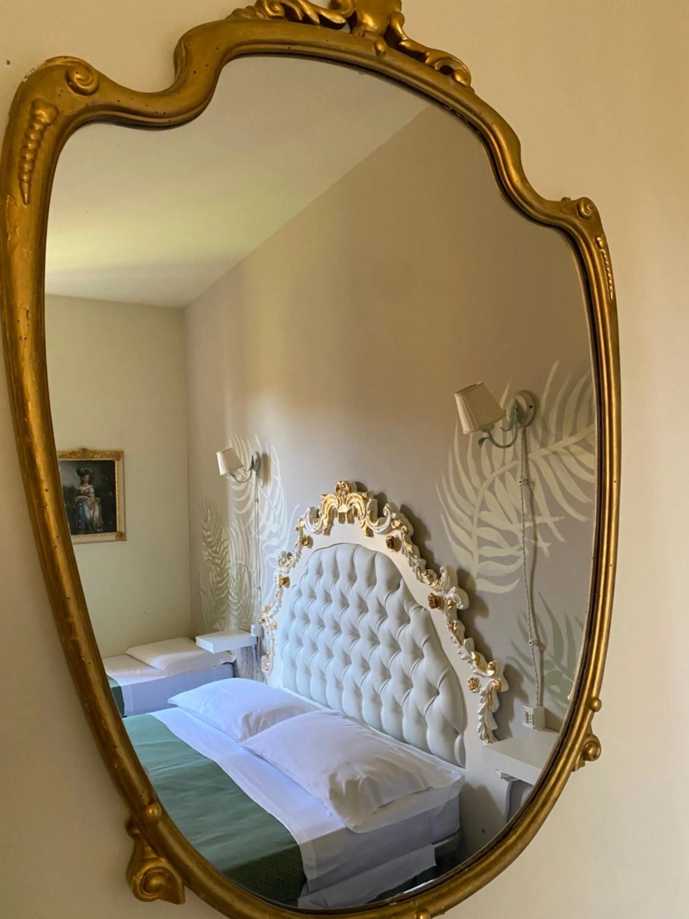 Bed in HOTEL RINASCIMENTO