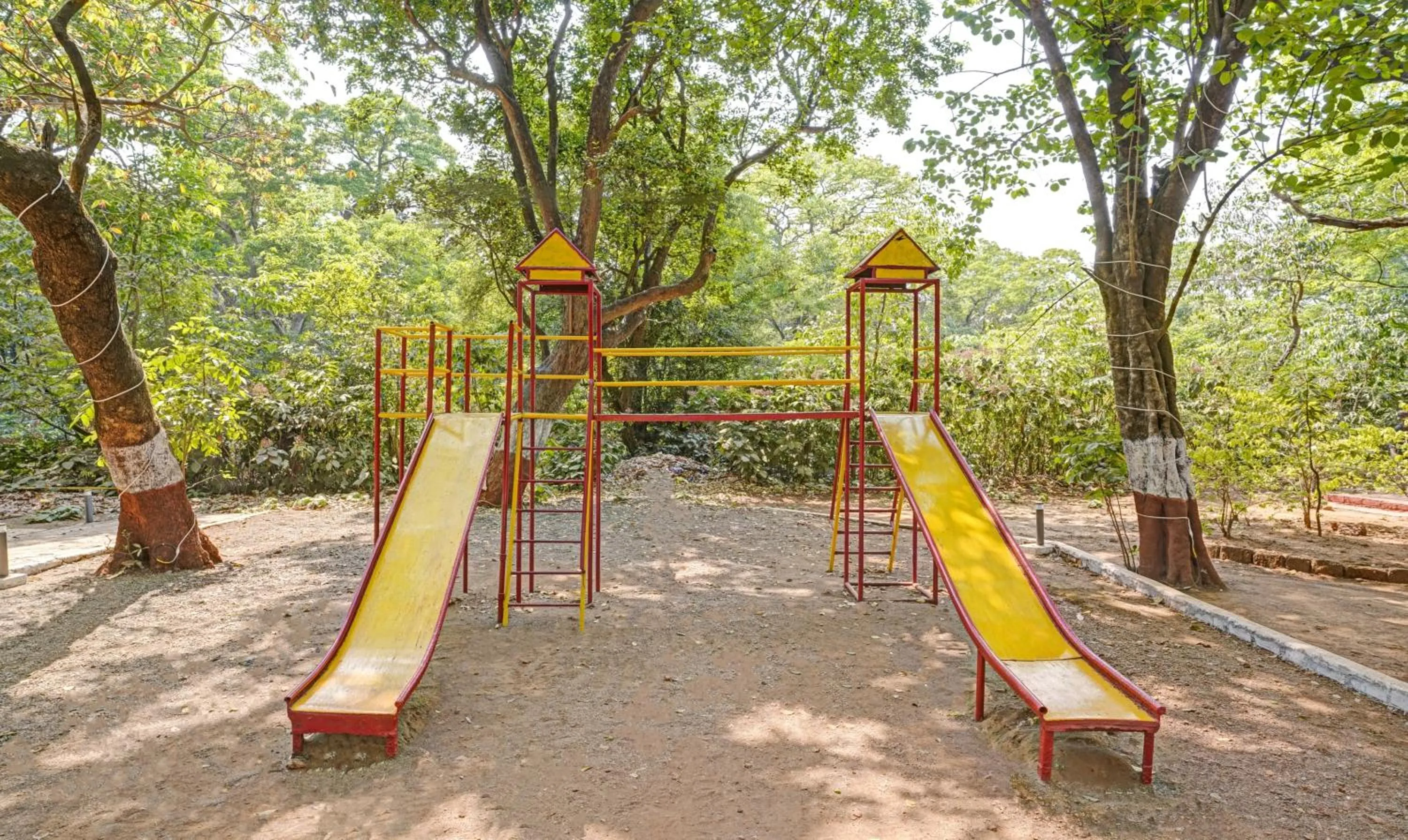 Children play ground in Treebo Cecil Resort, 600 Mtrs From Matheran Railway Station