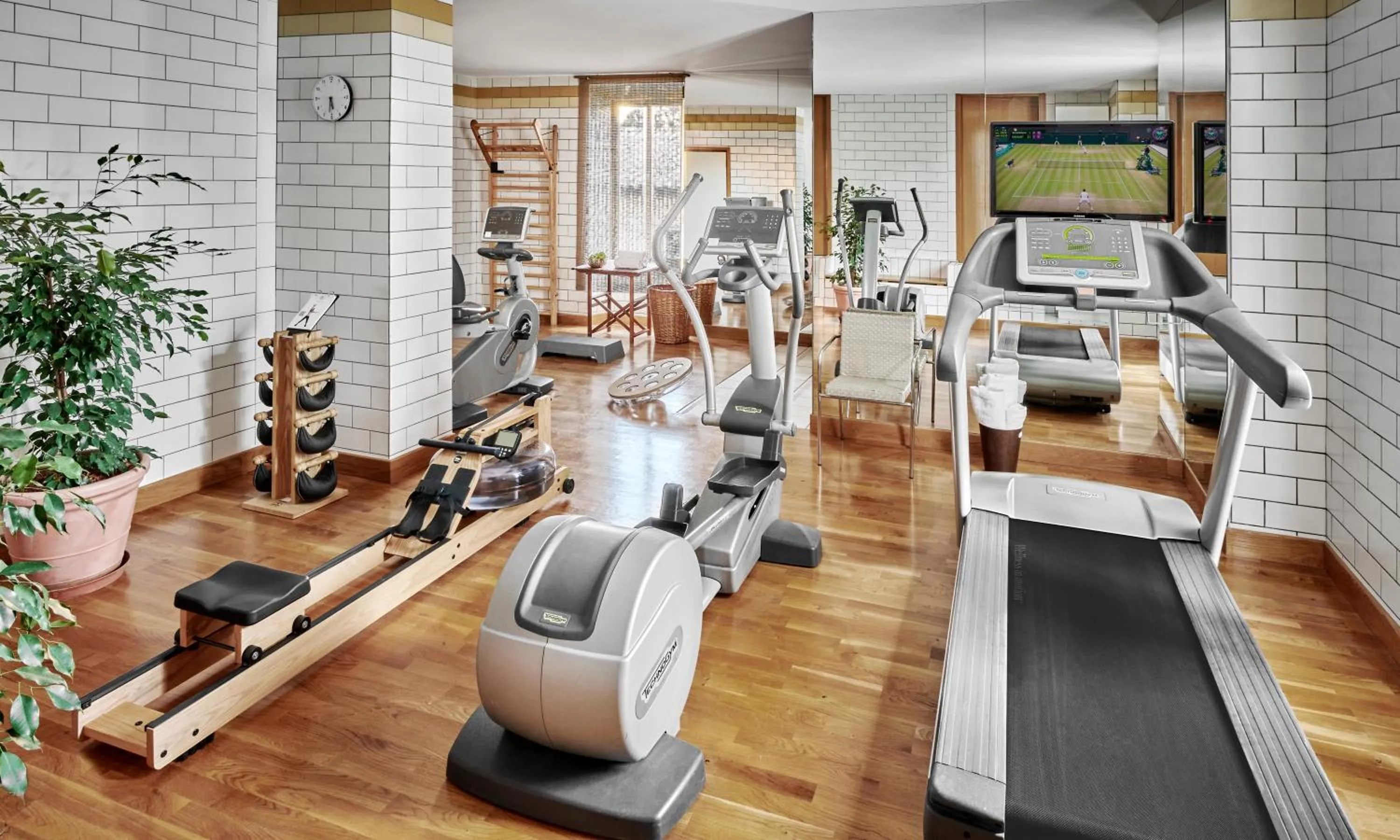 Fitness centre/facilities in Hôtel Juana
