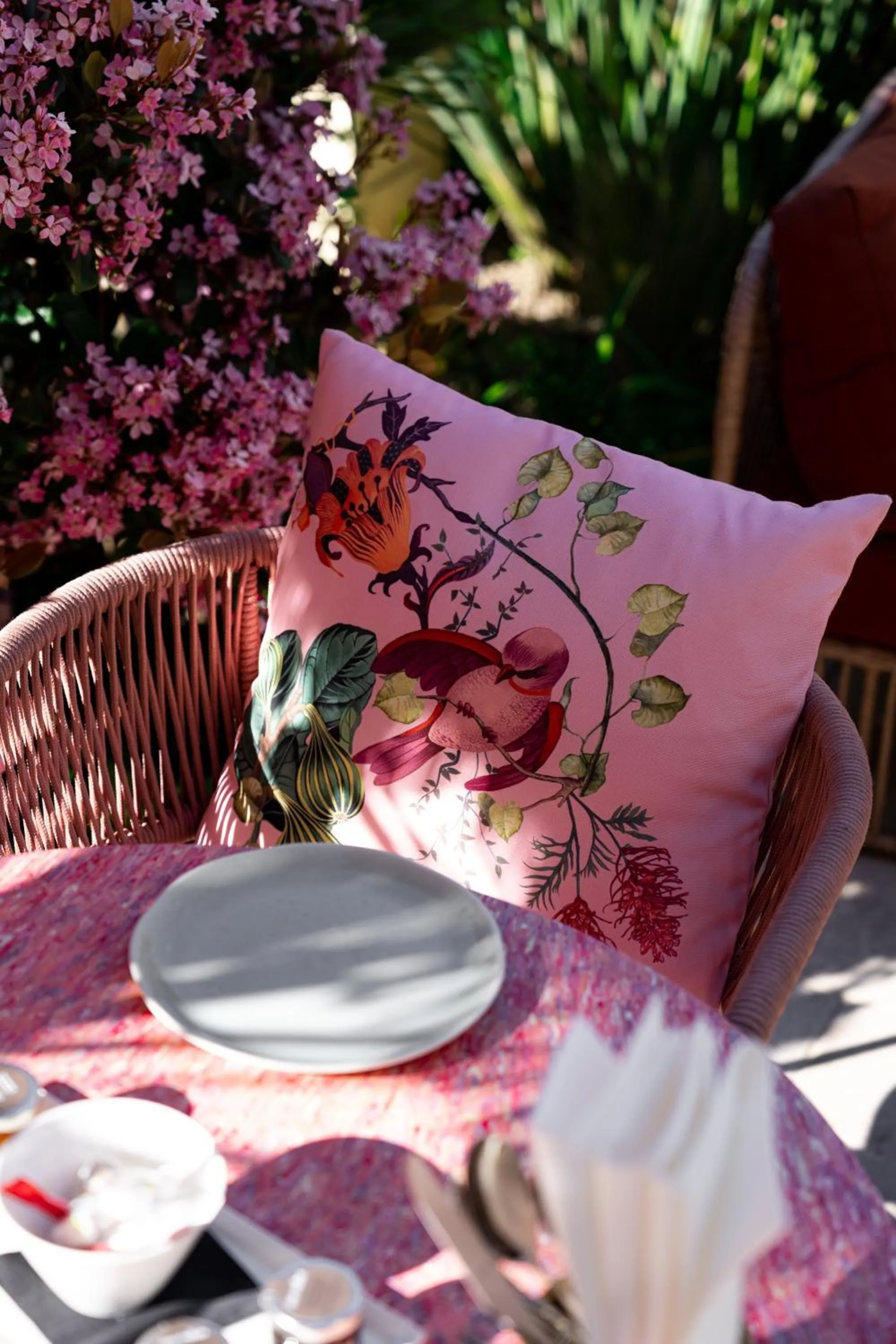 Patio in Hôtel Juana