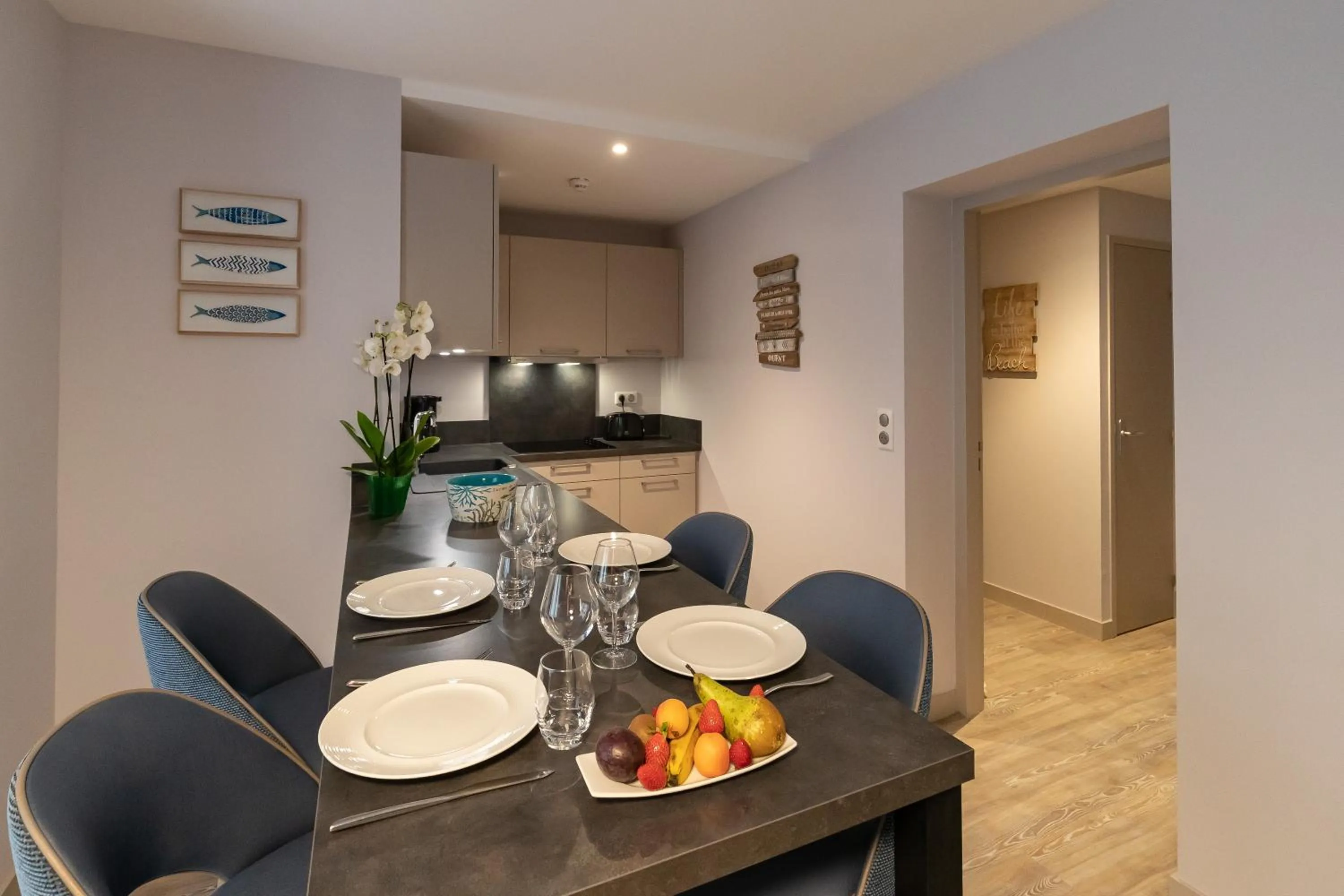 Dining area in Appartements des Marins