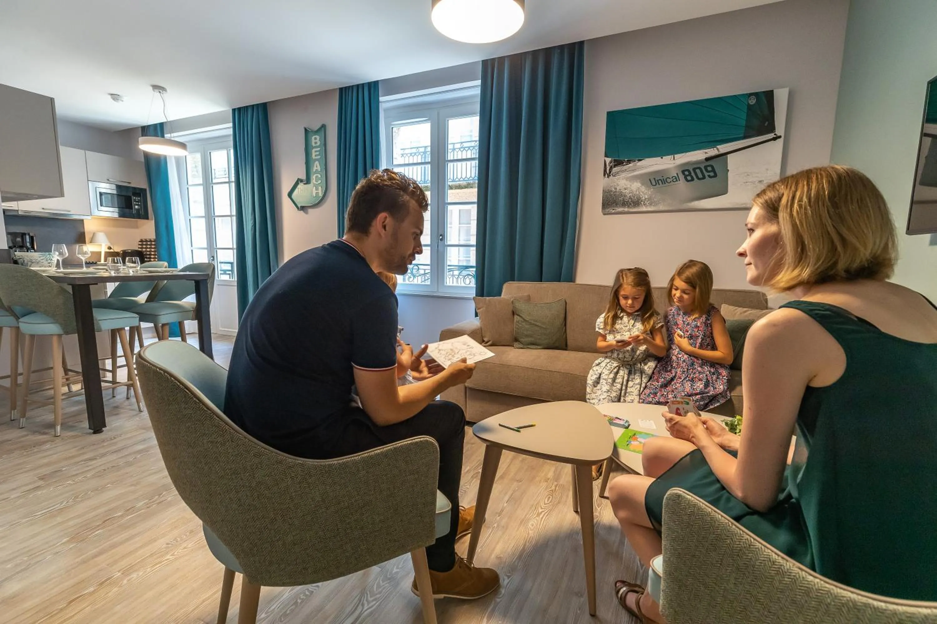 Family in Appartements des Marins