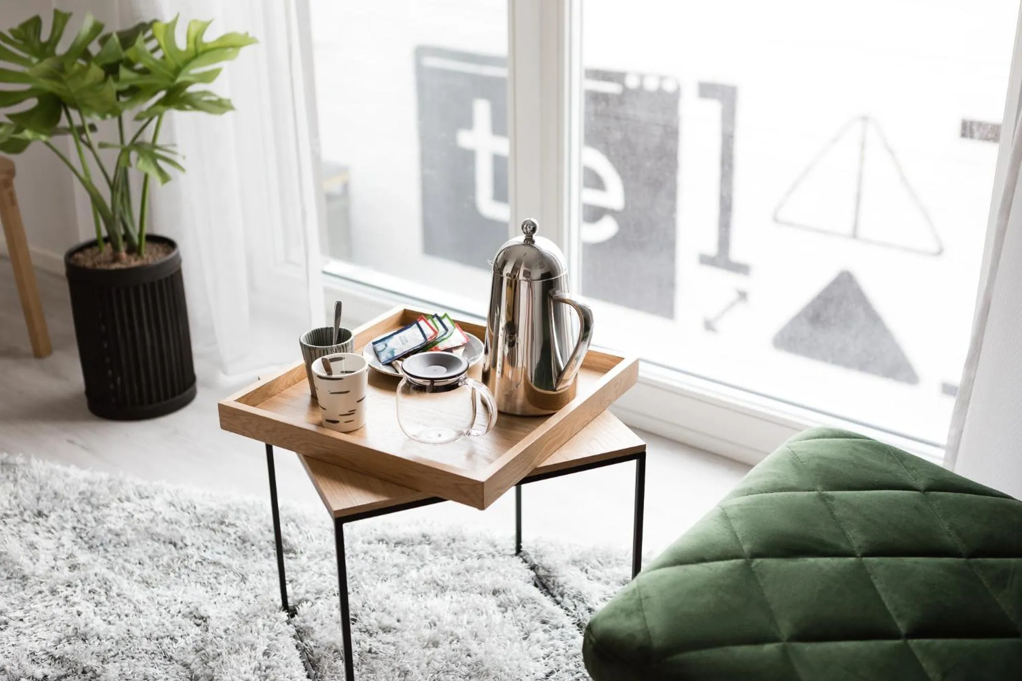 Coffee/tea facilities in Bob W Tallinn Telliskivi