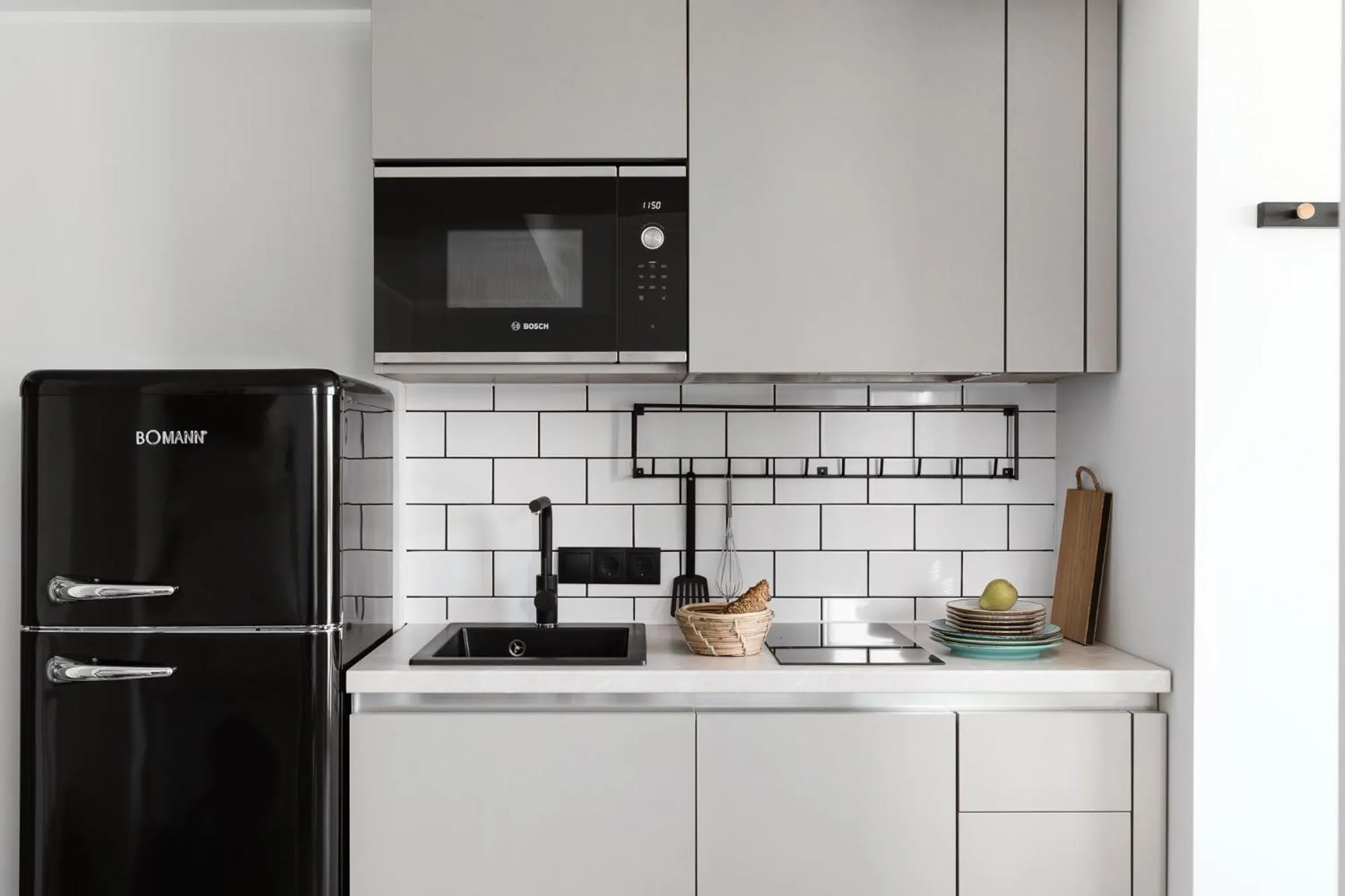 Kitchen or kitchenette in Bob W Tallinn Telliskivi