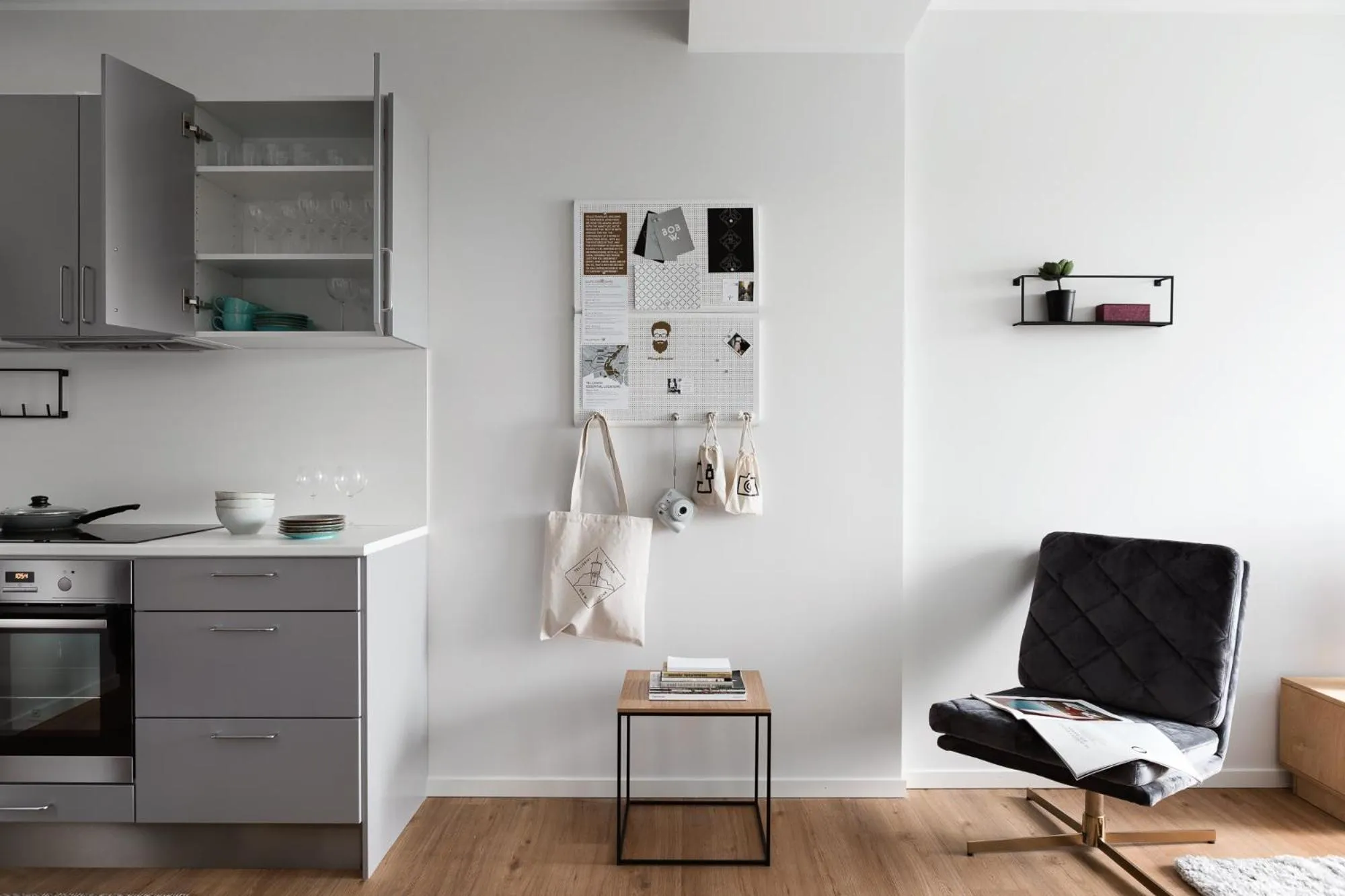 Kitchen or kitchenette in Bob W Tallinn Telliskivi