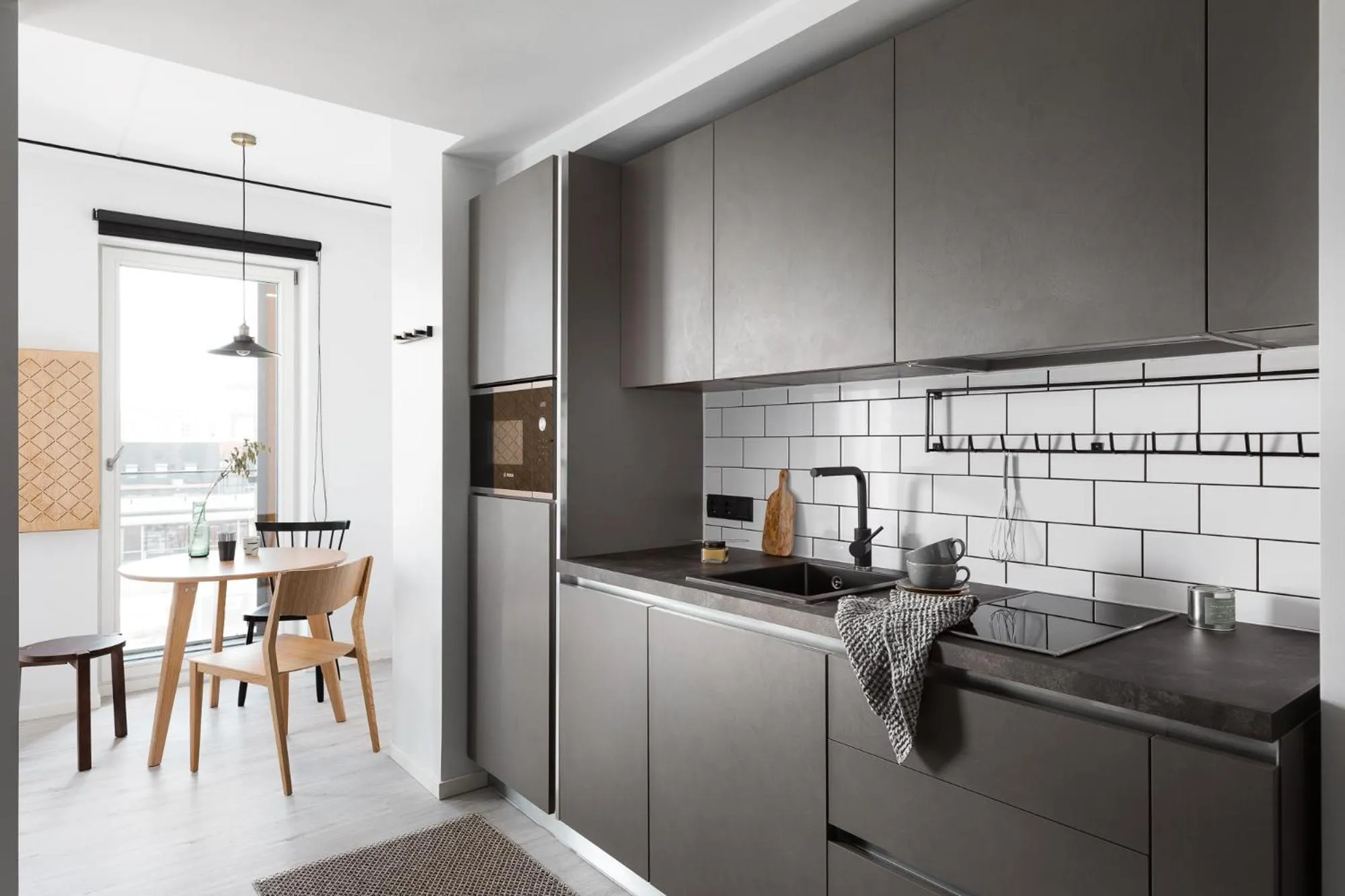 Kitchen or kitchenette in Bob W Tallinn Telliskivi