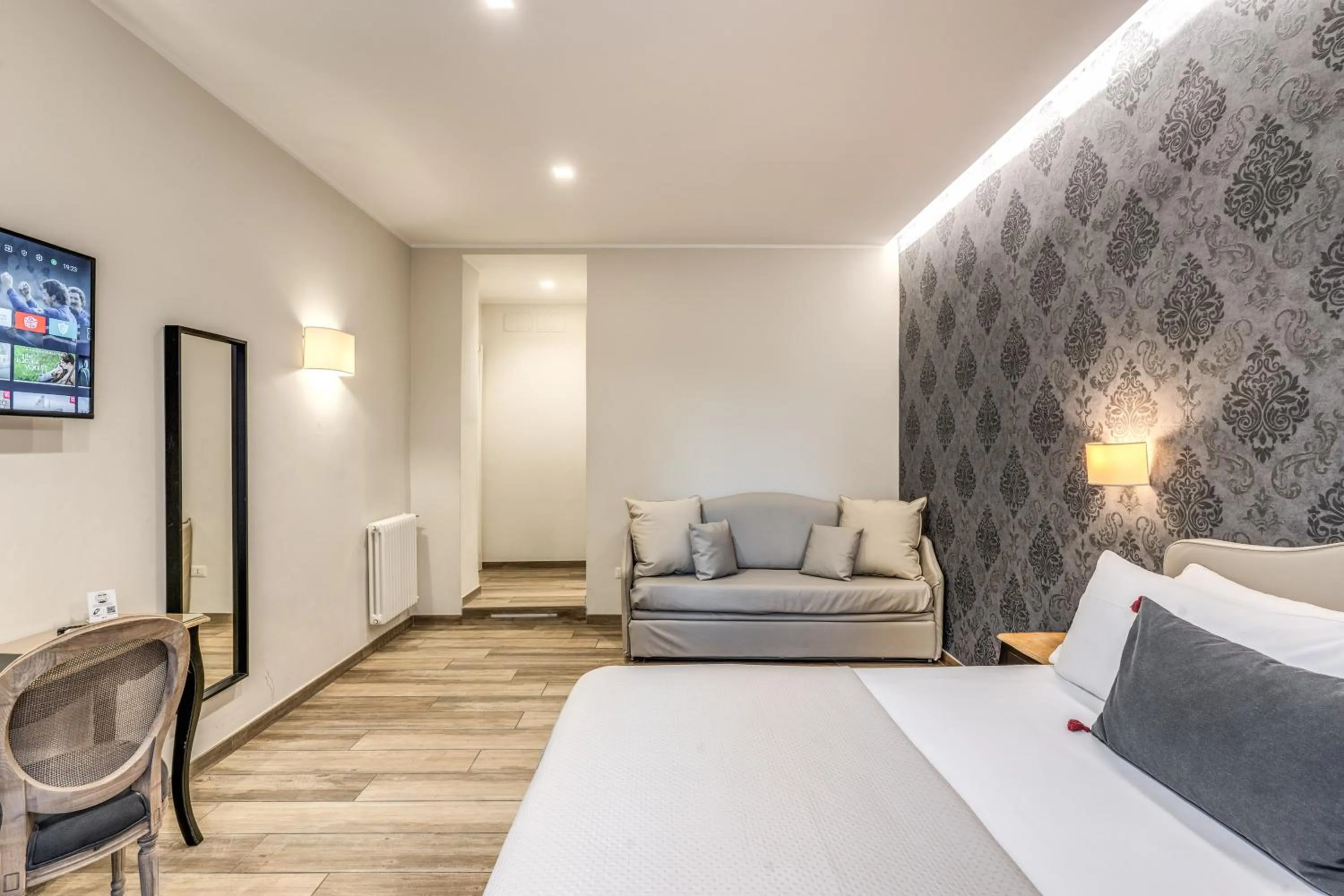 Bedroom, Bed in Camera e Caffé DeLuxe