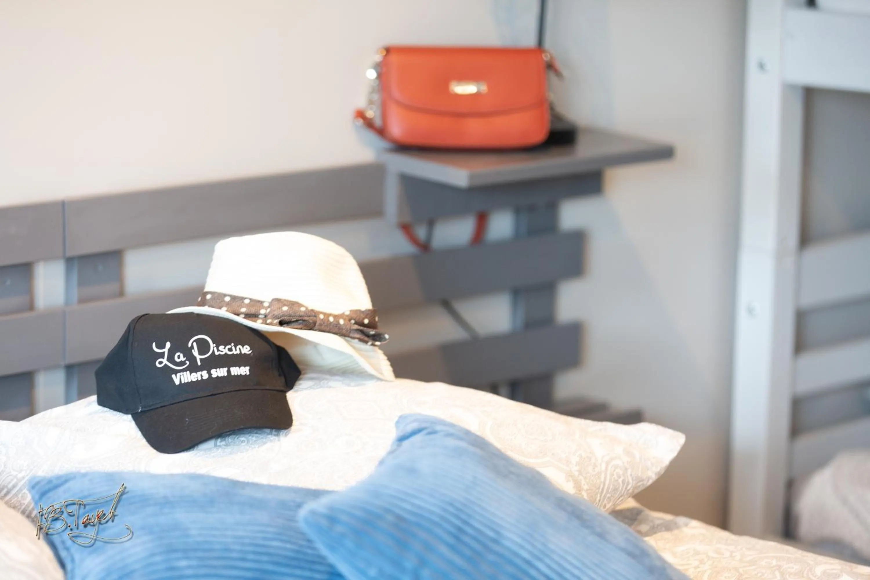 Bed in Hotel la piscine