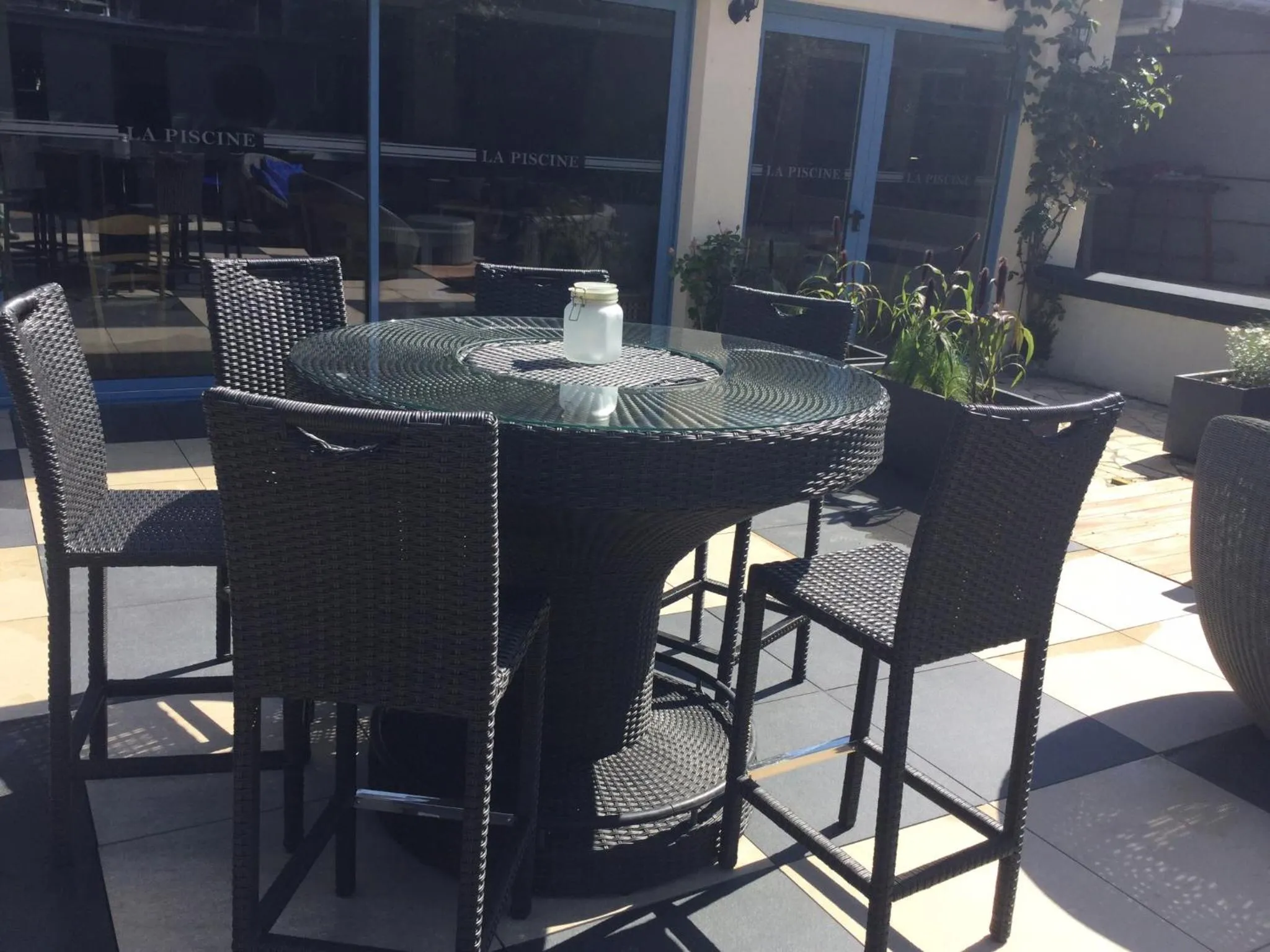 Balcony/Terrace in Hotel la piscine