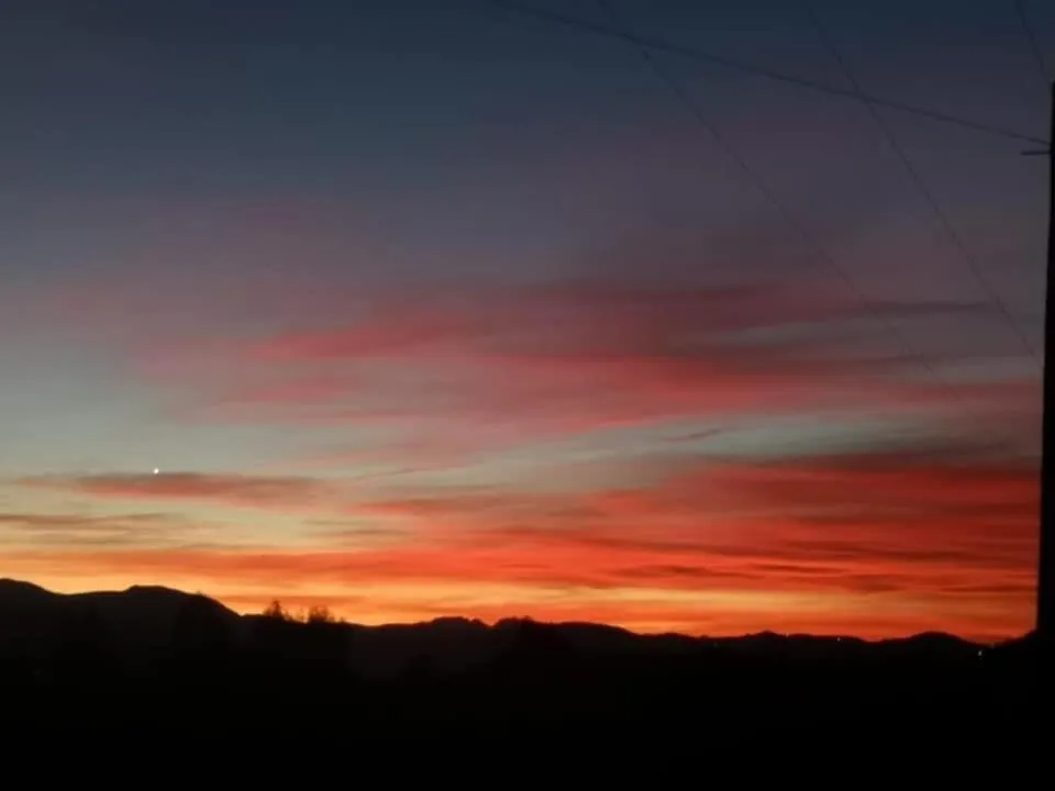 Sunset in Posada El Nozal