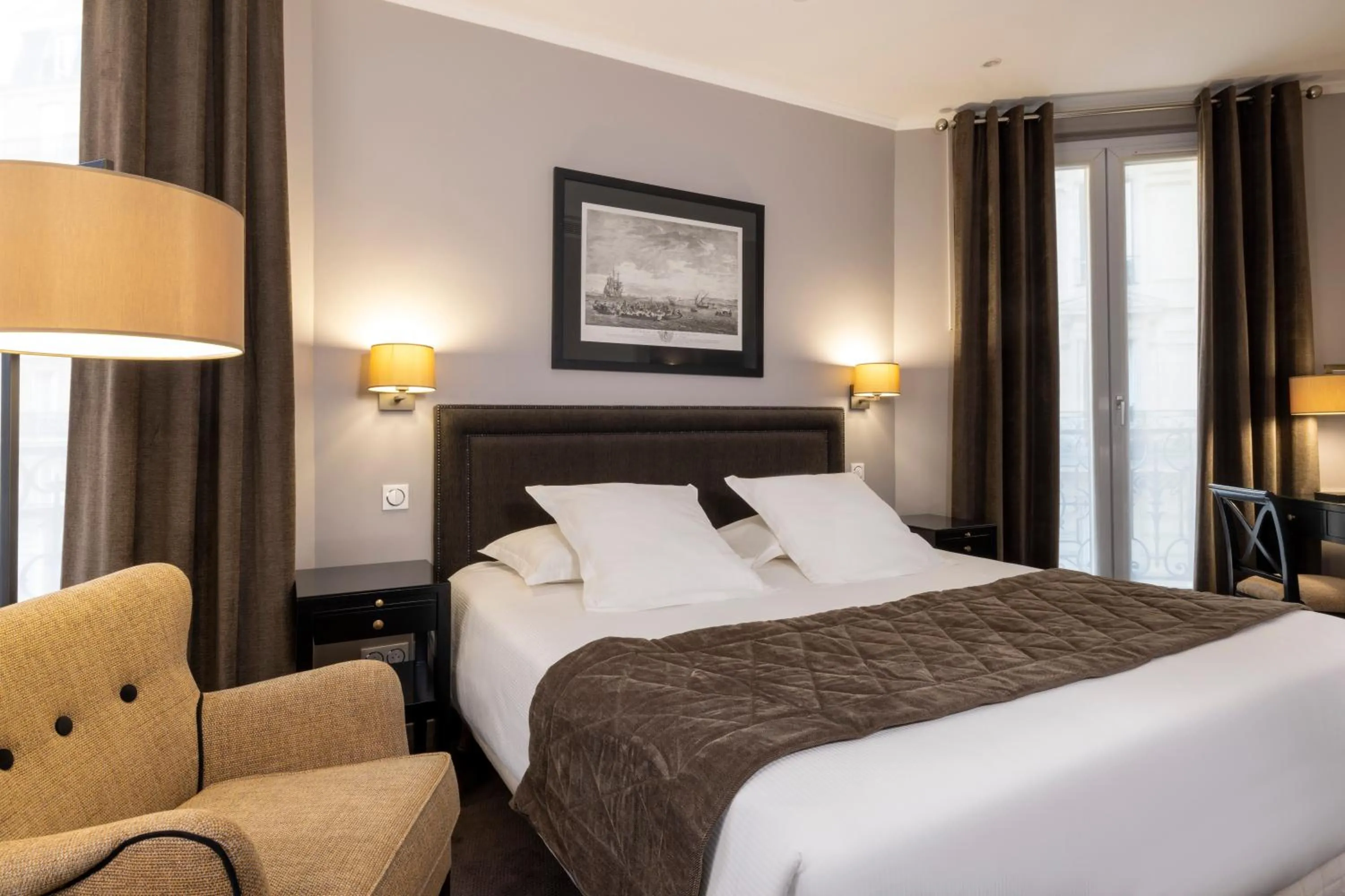 Bedroom, Bed in Pavillon Monceau