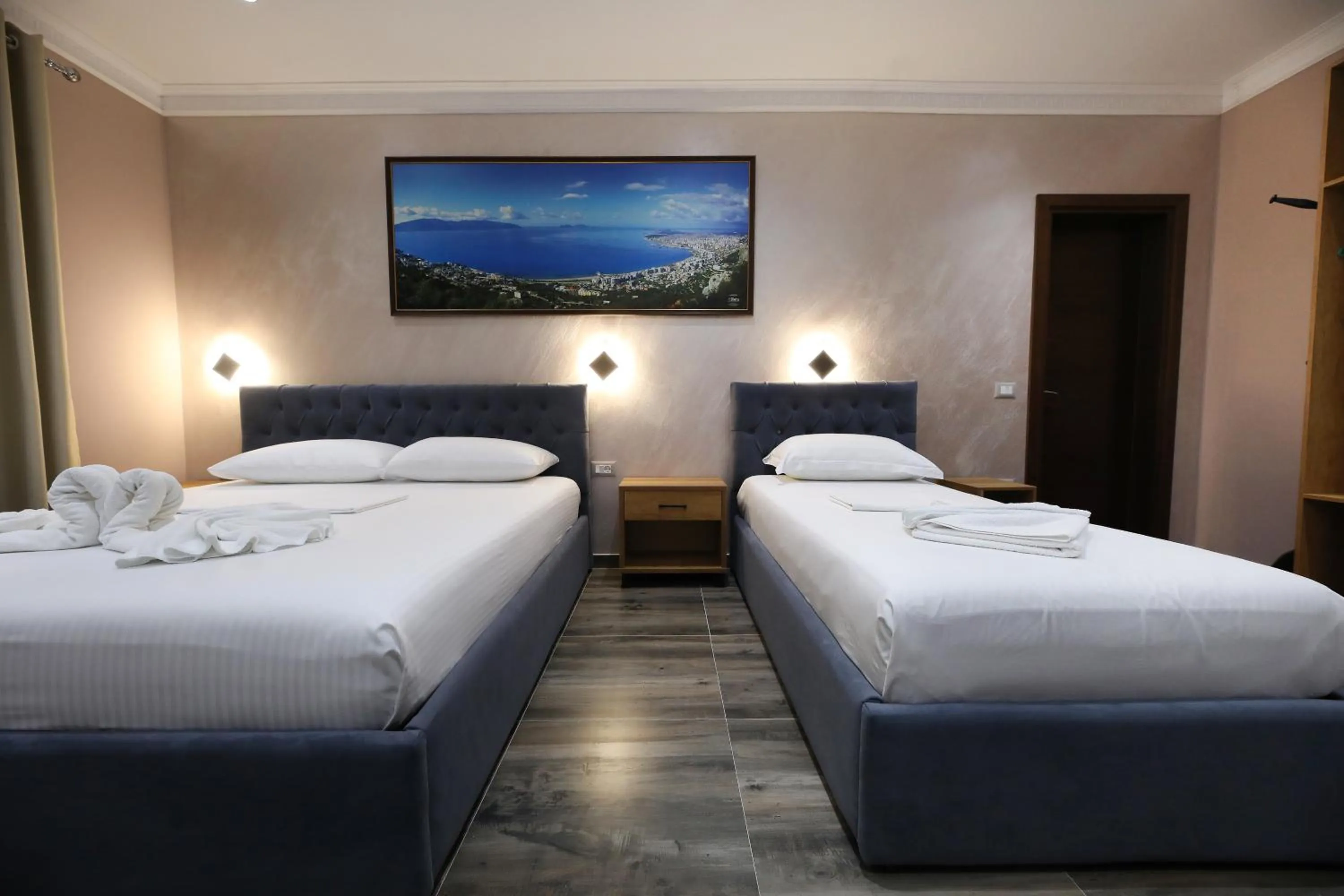 Bed in Hotel Salvadore