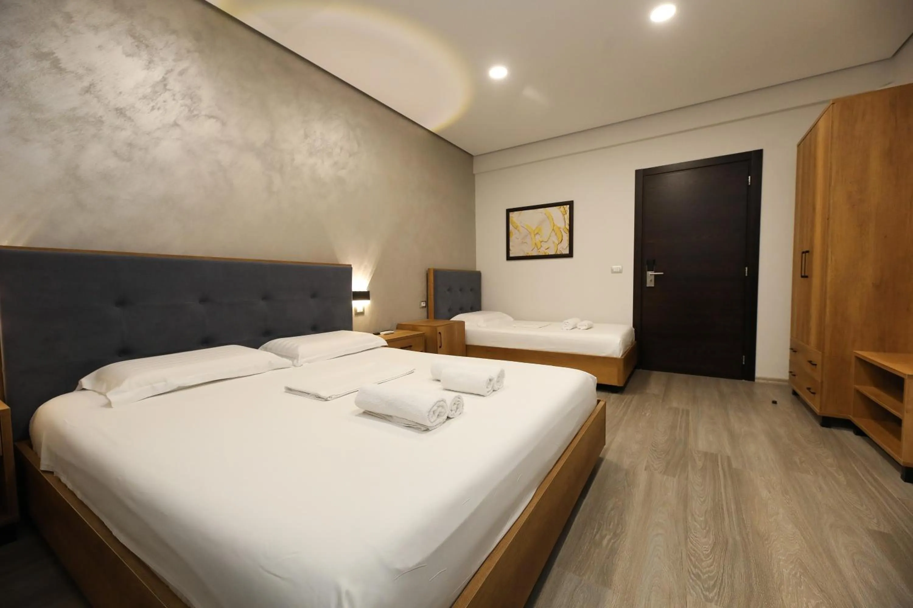 Bed in Hotel Salvadore