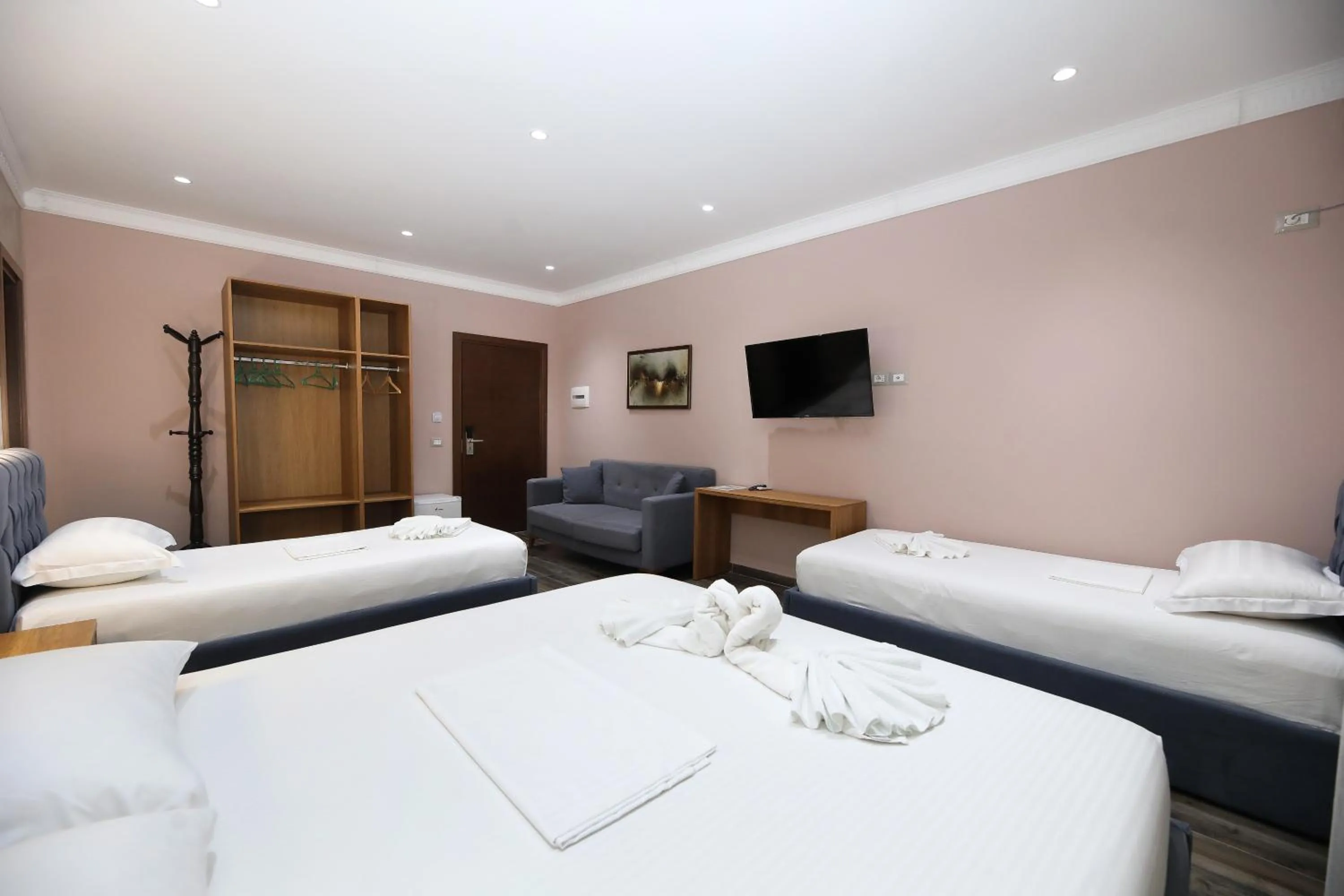 Bed in Hotel Salvadore