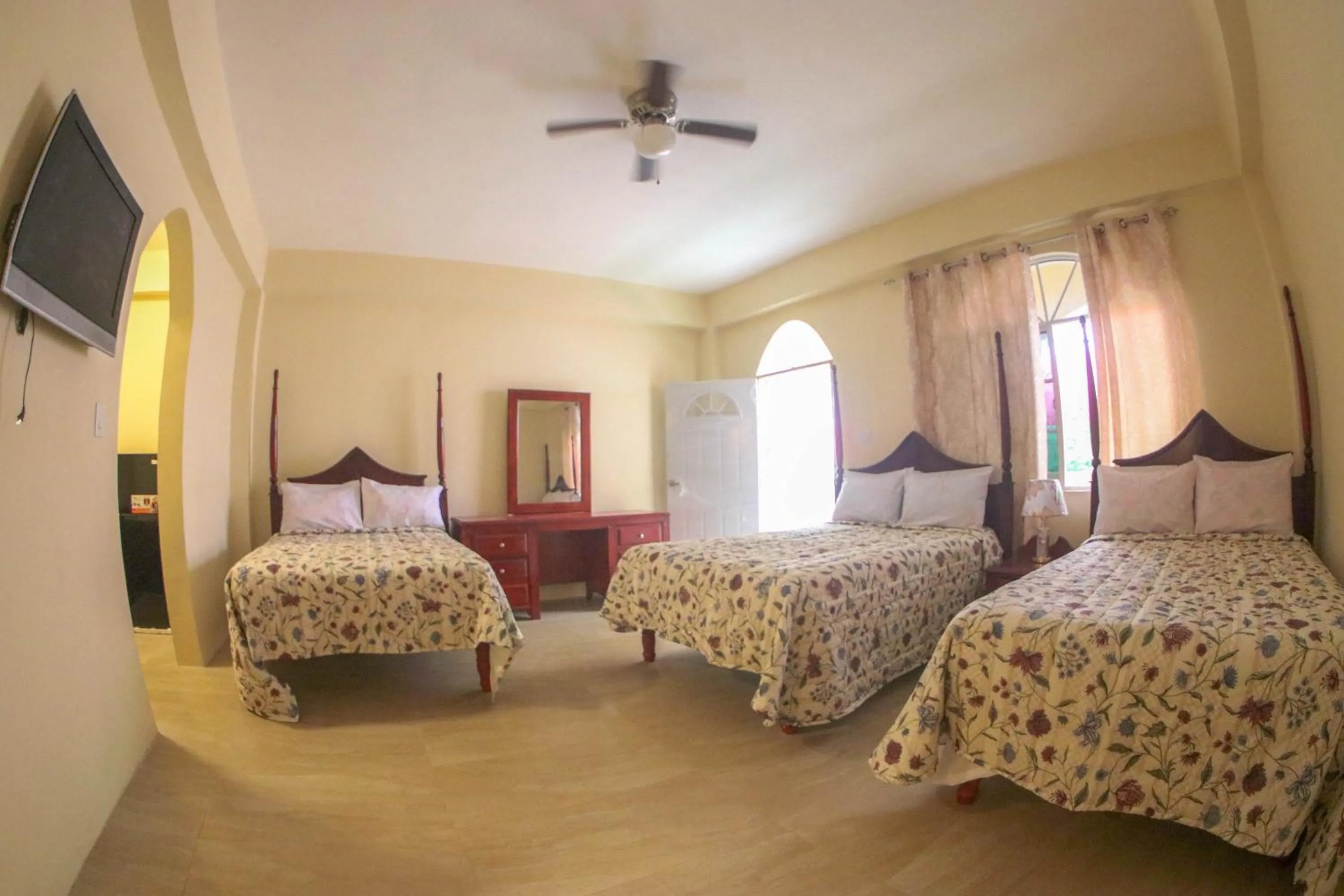 Bed in Solet's Paradise Negril