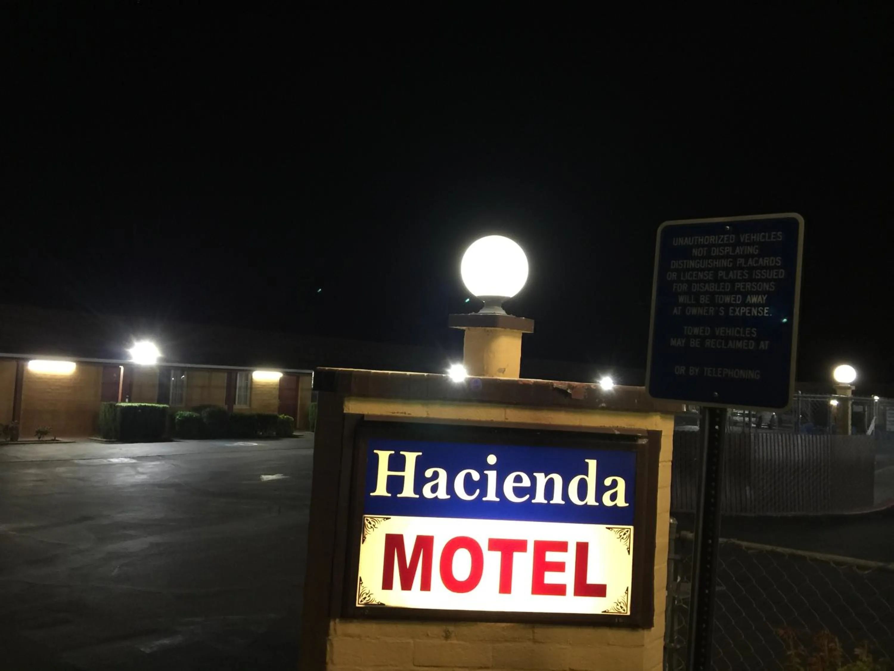 Night in Hacienda Motel