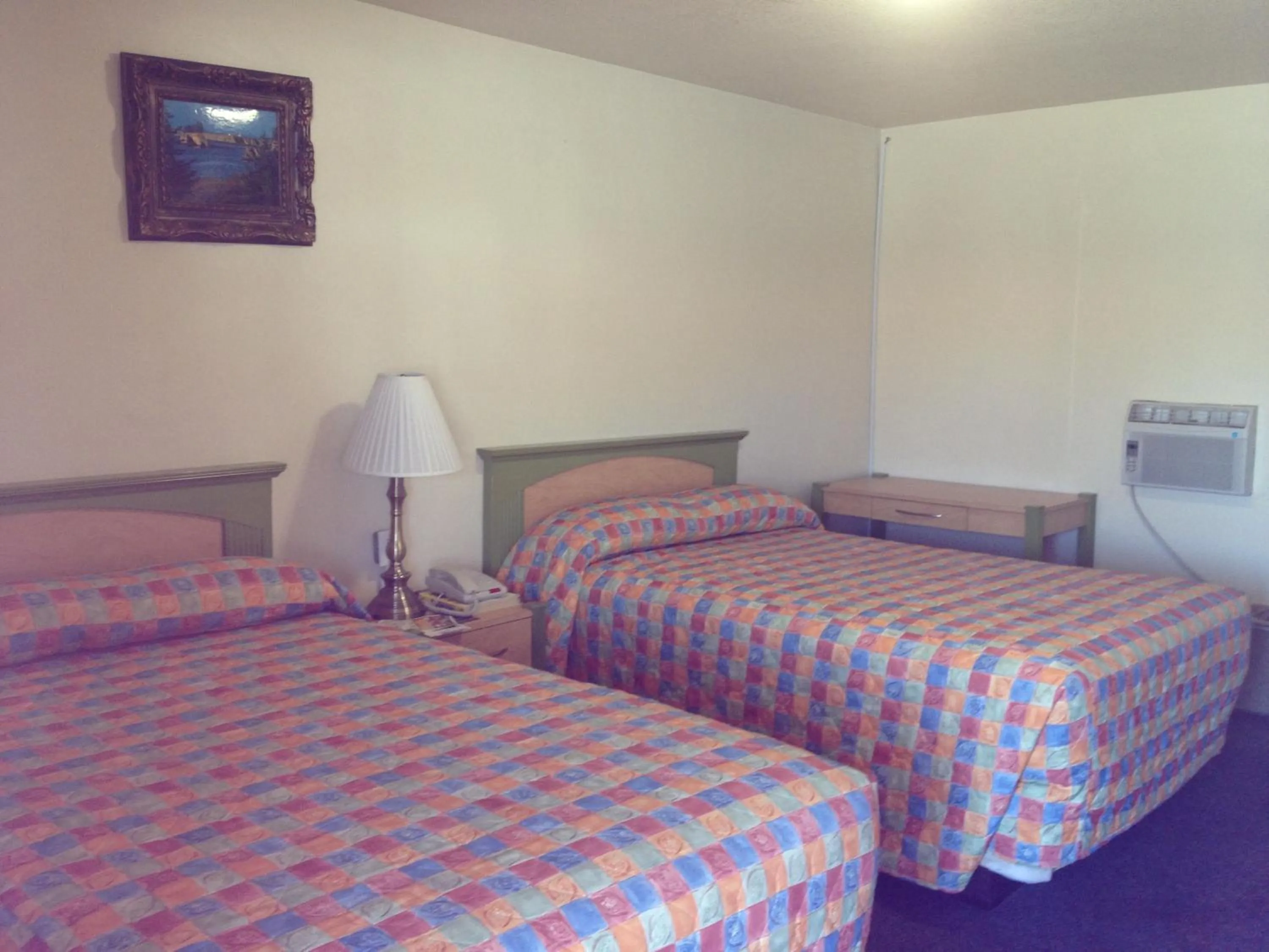 Bed in Hacienda Motel