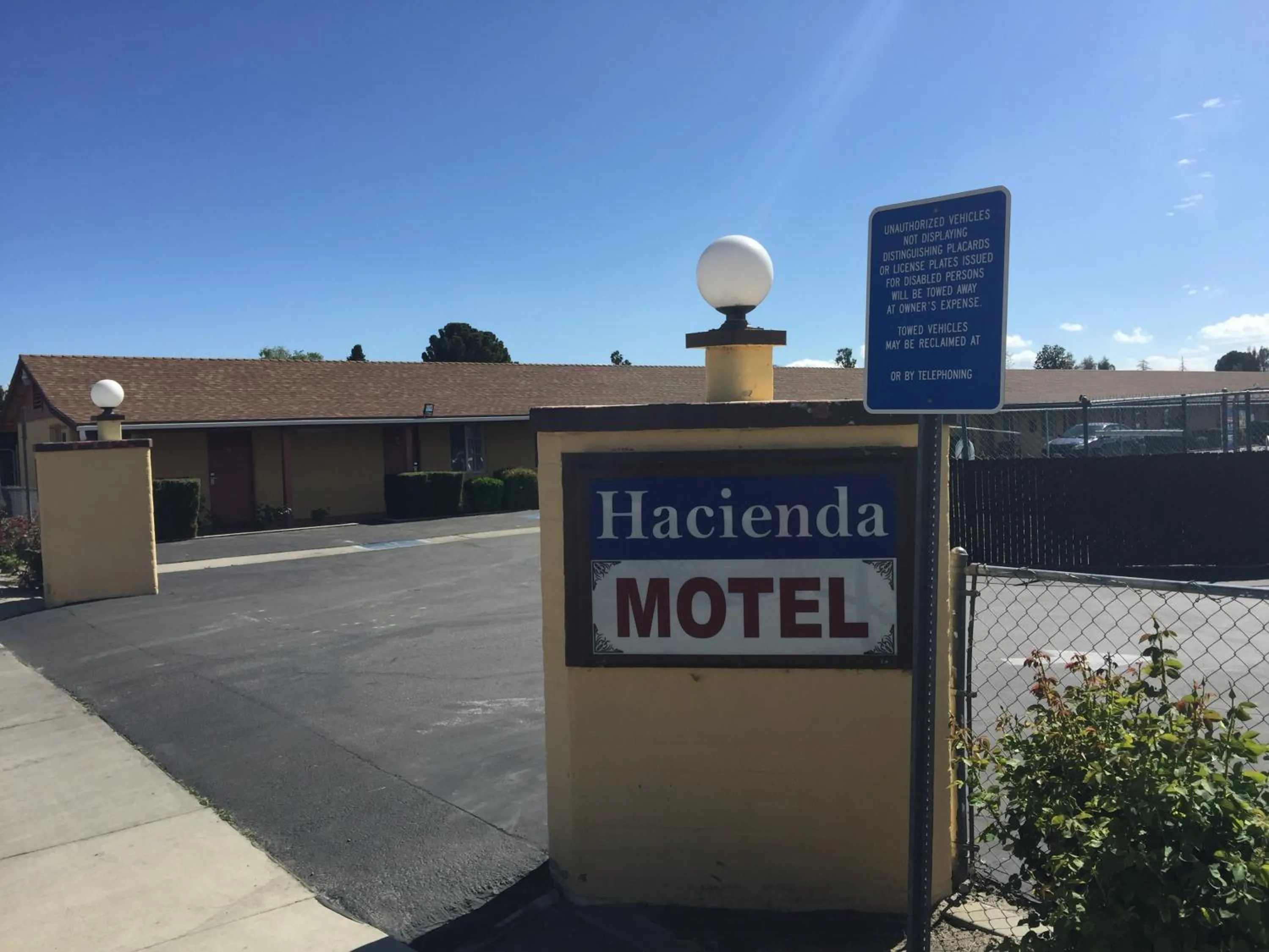 Property building in Hacienda Motel