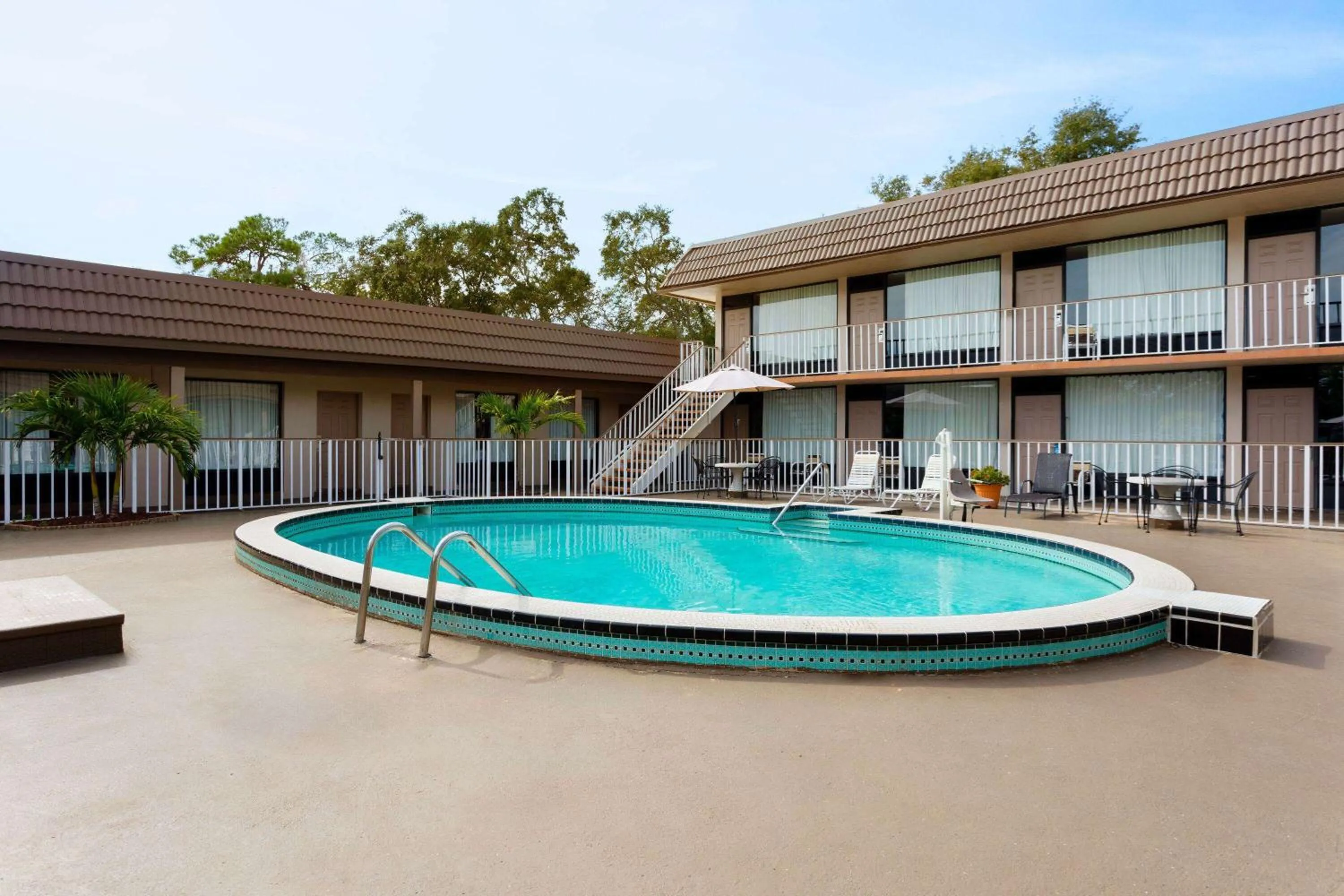 Pool view in Days Inn by Wyndham St. Petersburg Central