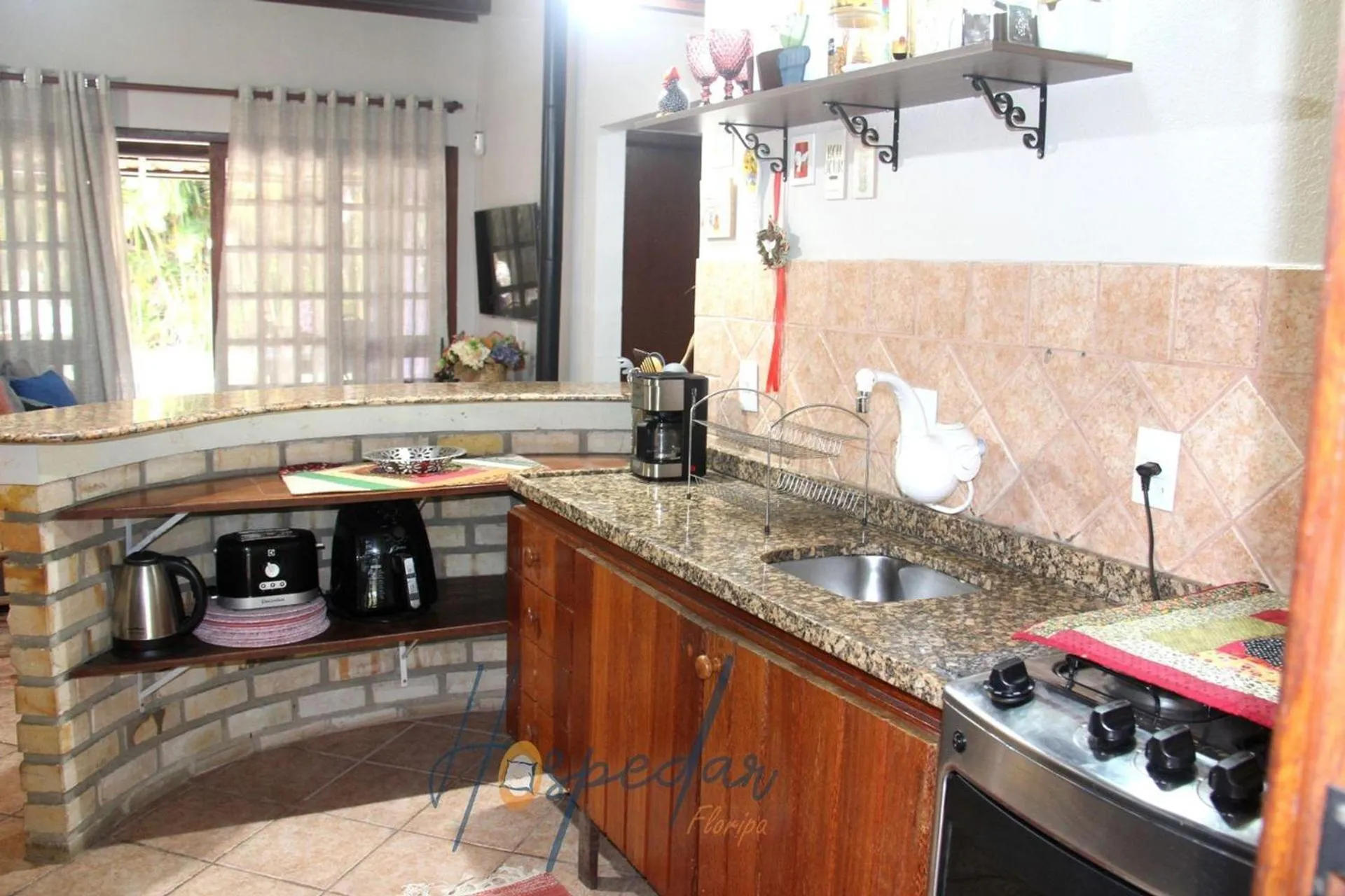 Kitchen or kitchenette in Saint Germain - Lagoa da Conceição