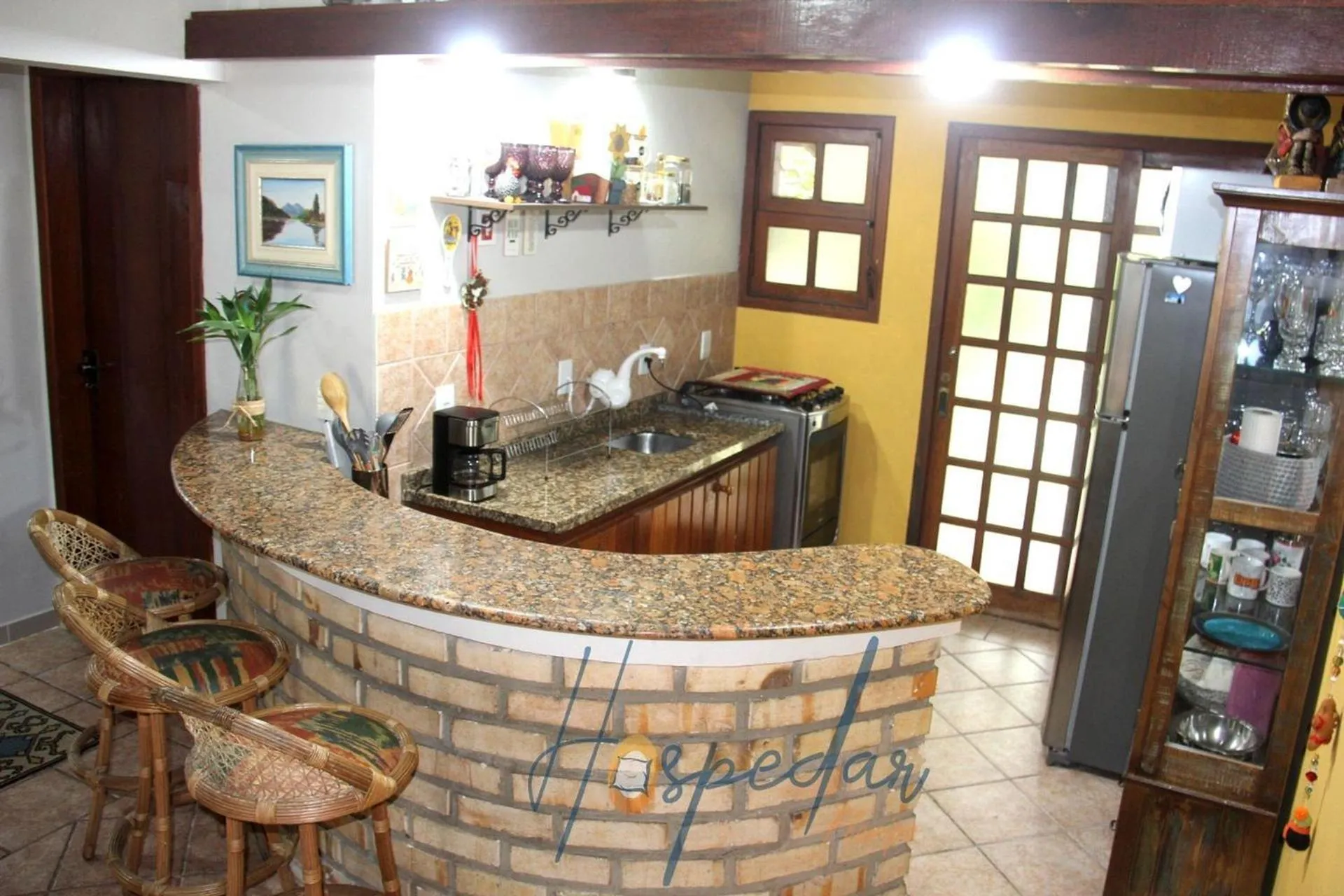 Kitchen or kitchenette in Saint Germain - Lagoa da Conceição