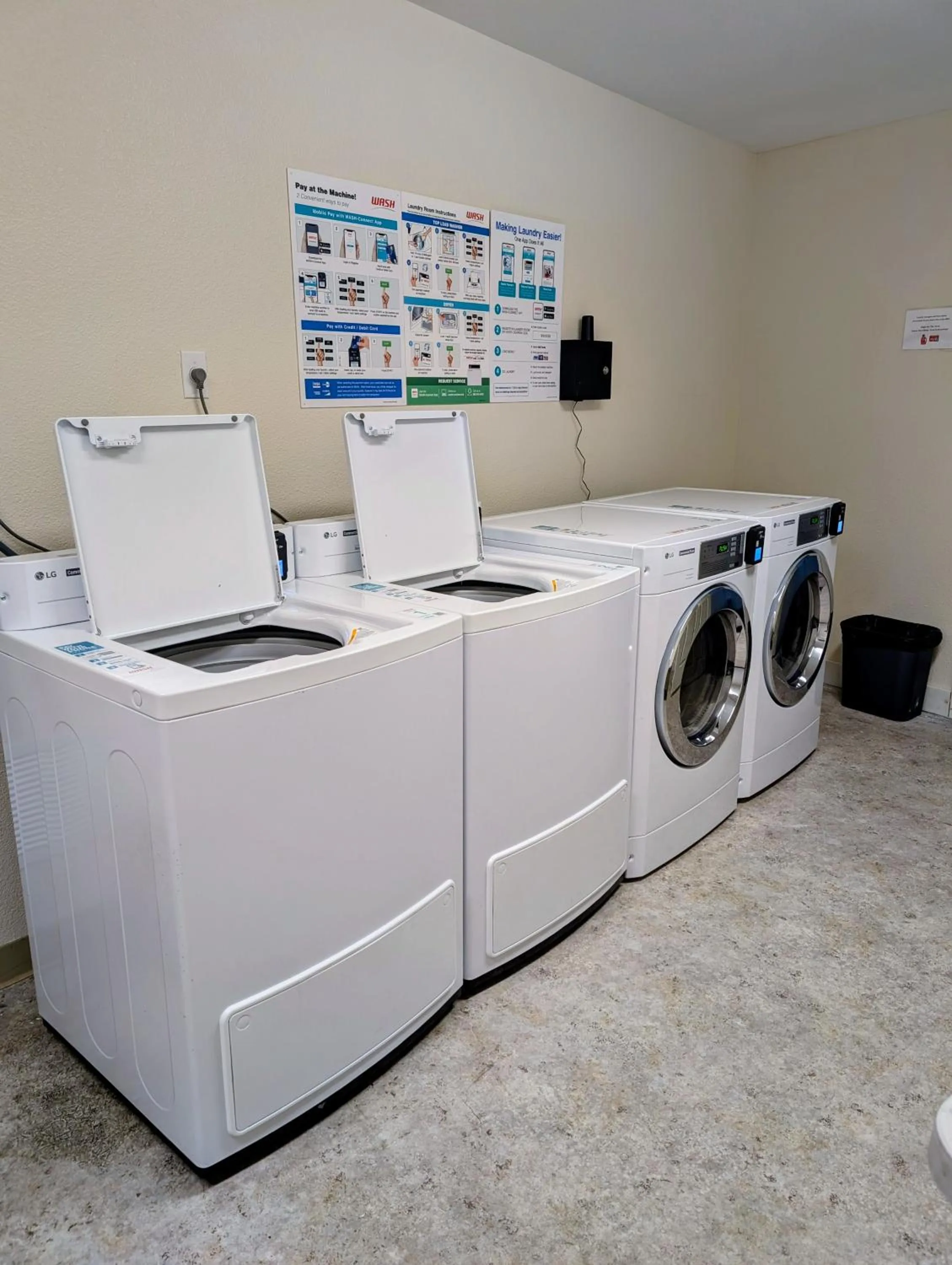 laundry in Ponderosa Motel