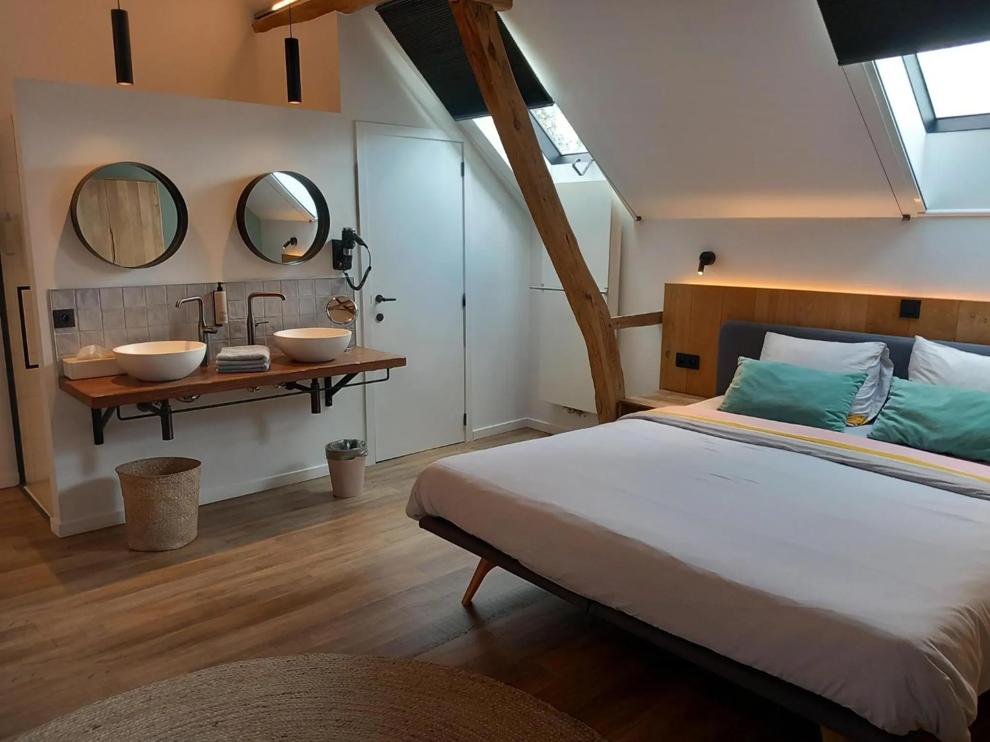 Bathroom, Bed in De Bonderbei