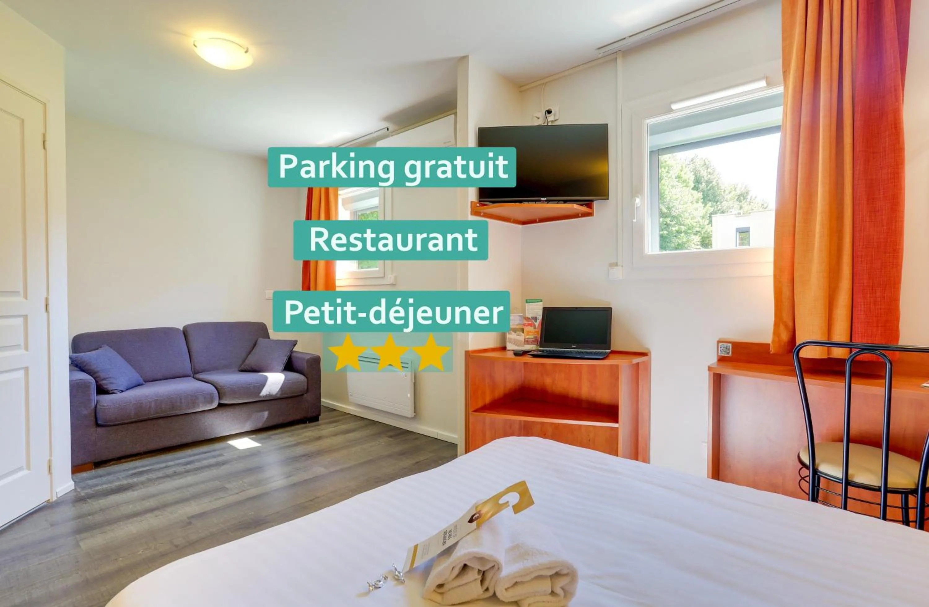 Bed in Brit Hotel Reims La Pompelle