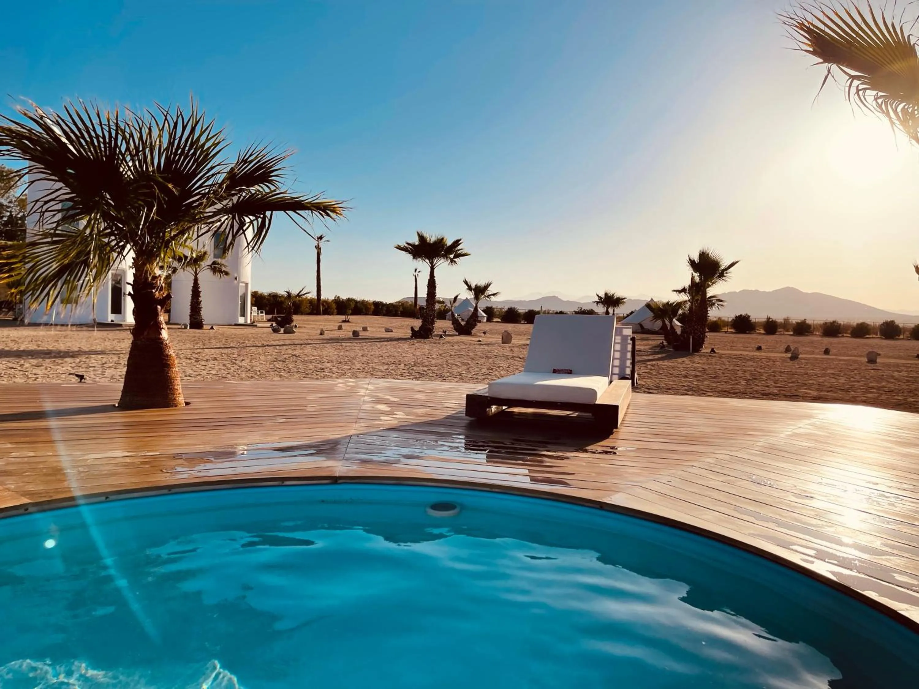 Swimming pool in The Castle House Estate