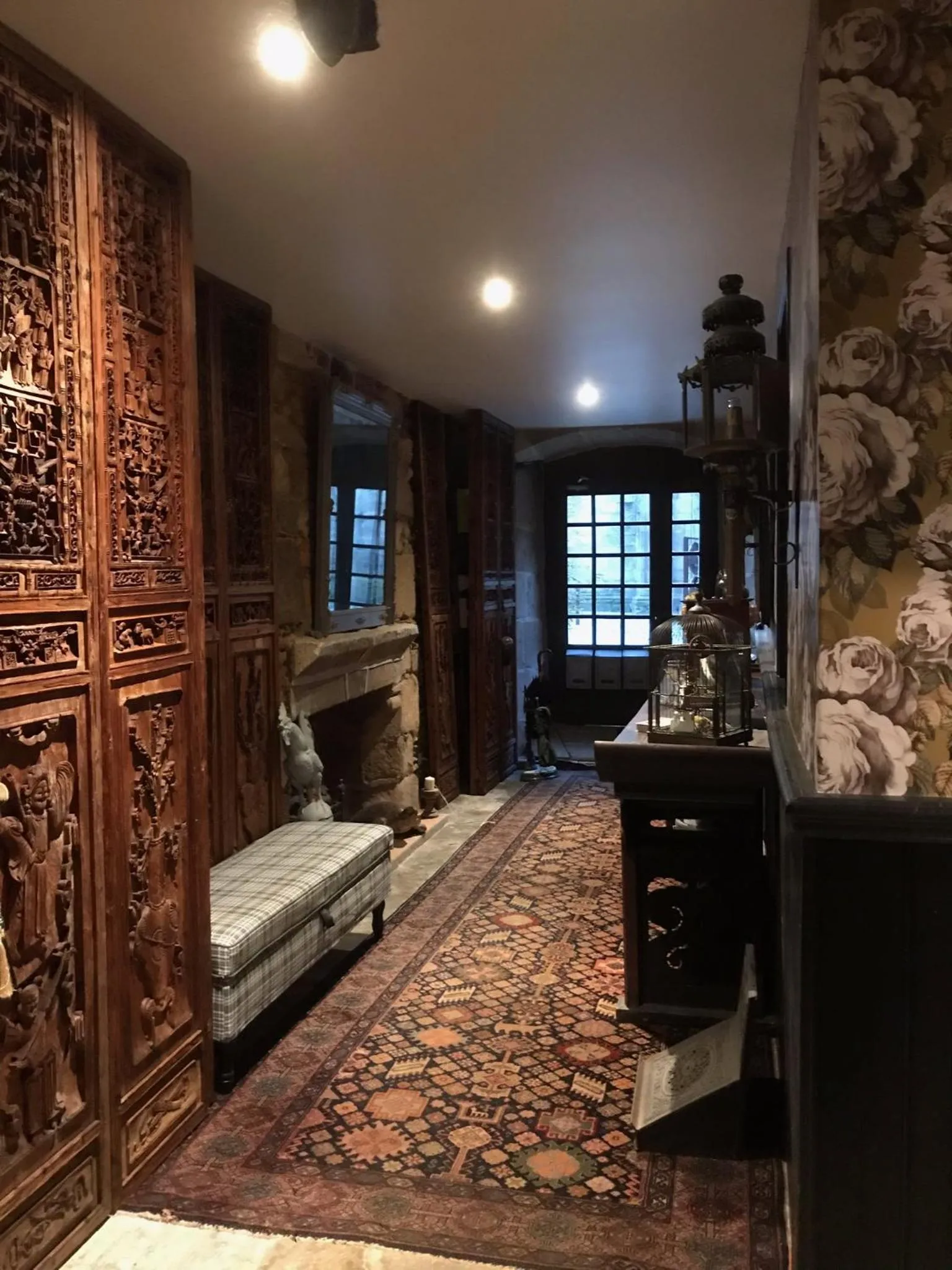 Lobby or reception in B&B du Cloître