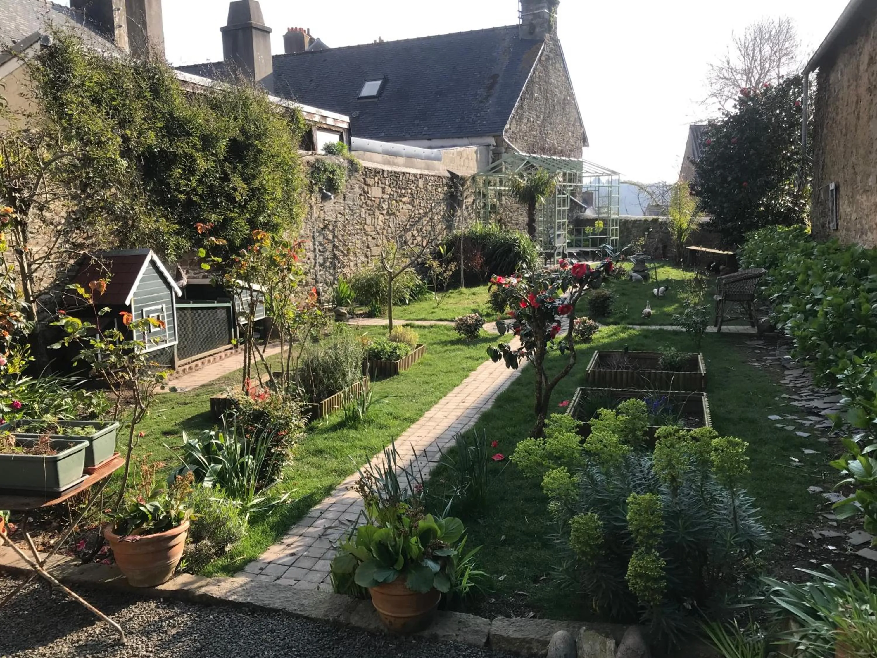 Garden in B&B du Cloître