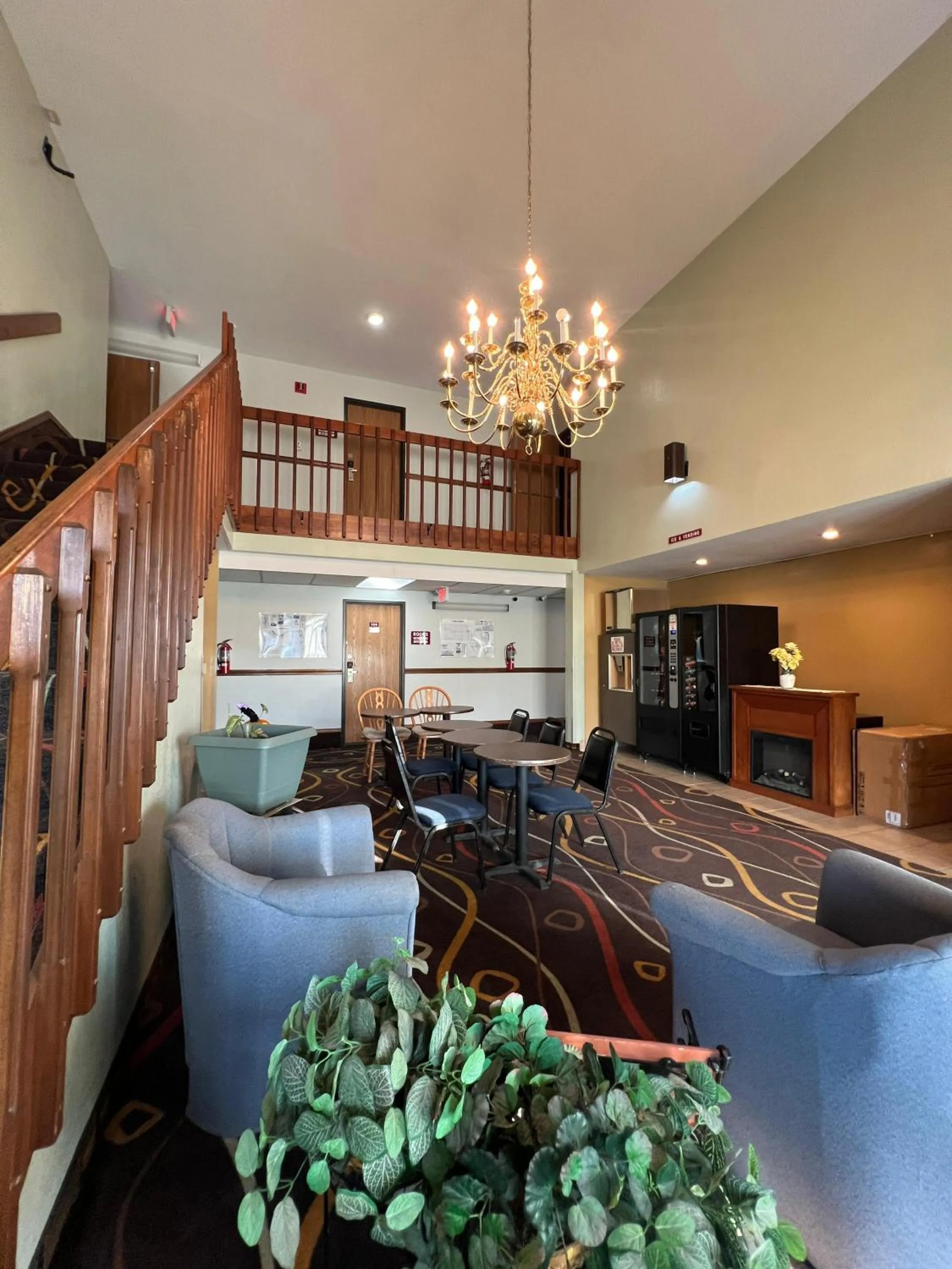 Lobby or reception in Deluxe Inn Capital O Nebraska City I 29