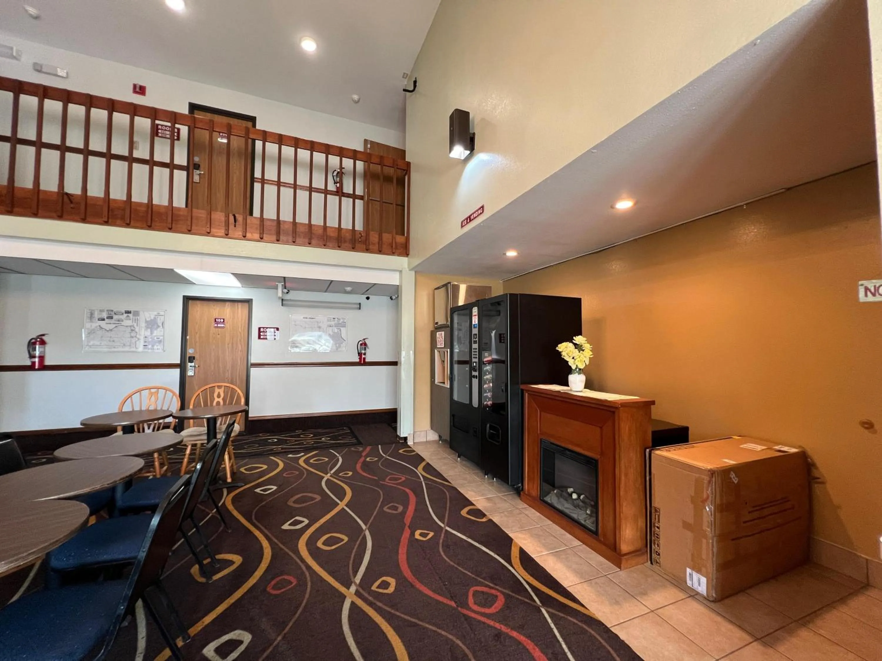 Lobby or reception in Deluxe Inn Capital O Nebraska City I 29