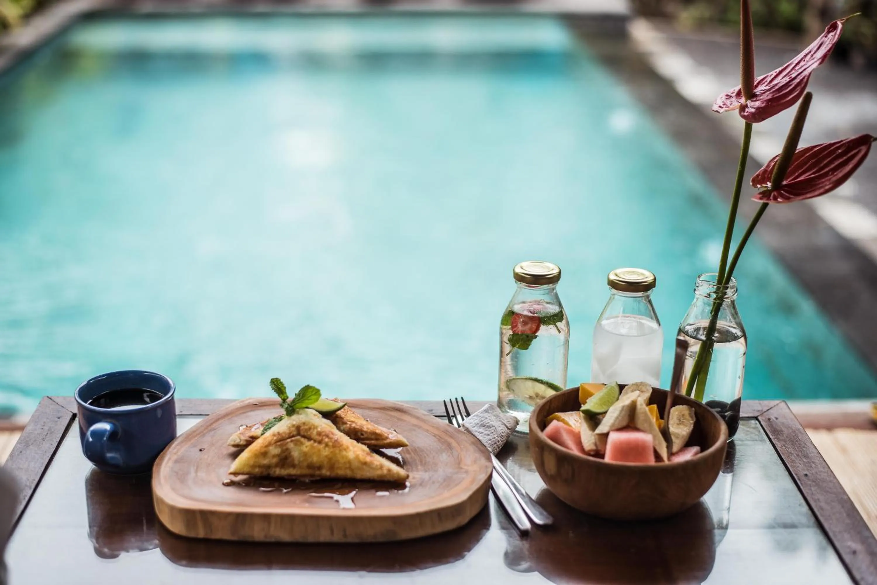 Food and drinks in Arana Garden Ubud