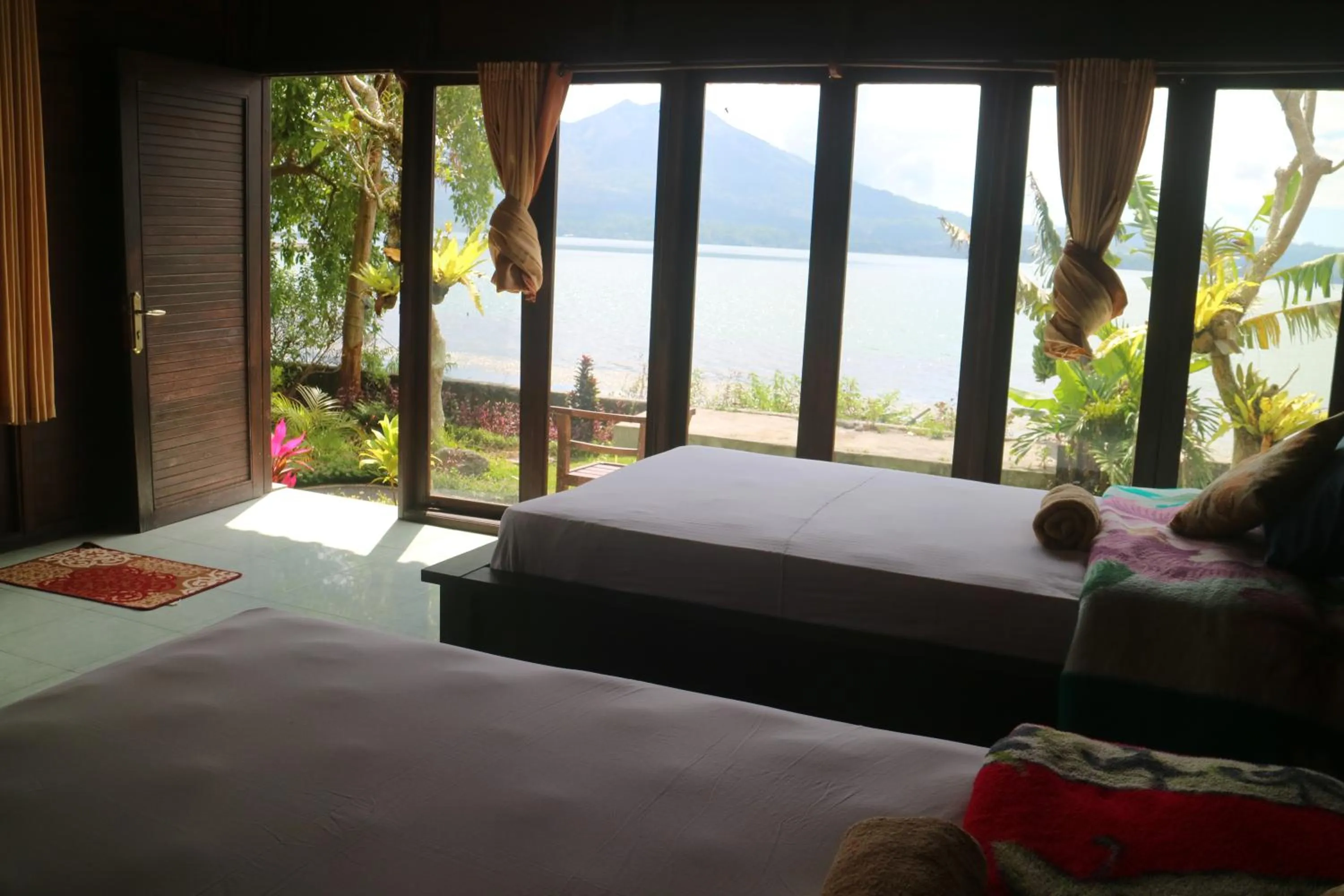 Garden view, Bed in Batur Green Lakeview in Kintamani Bali