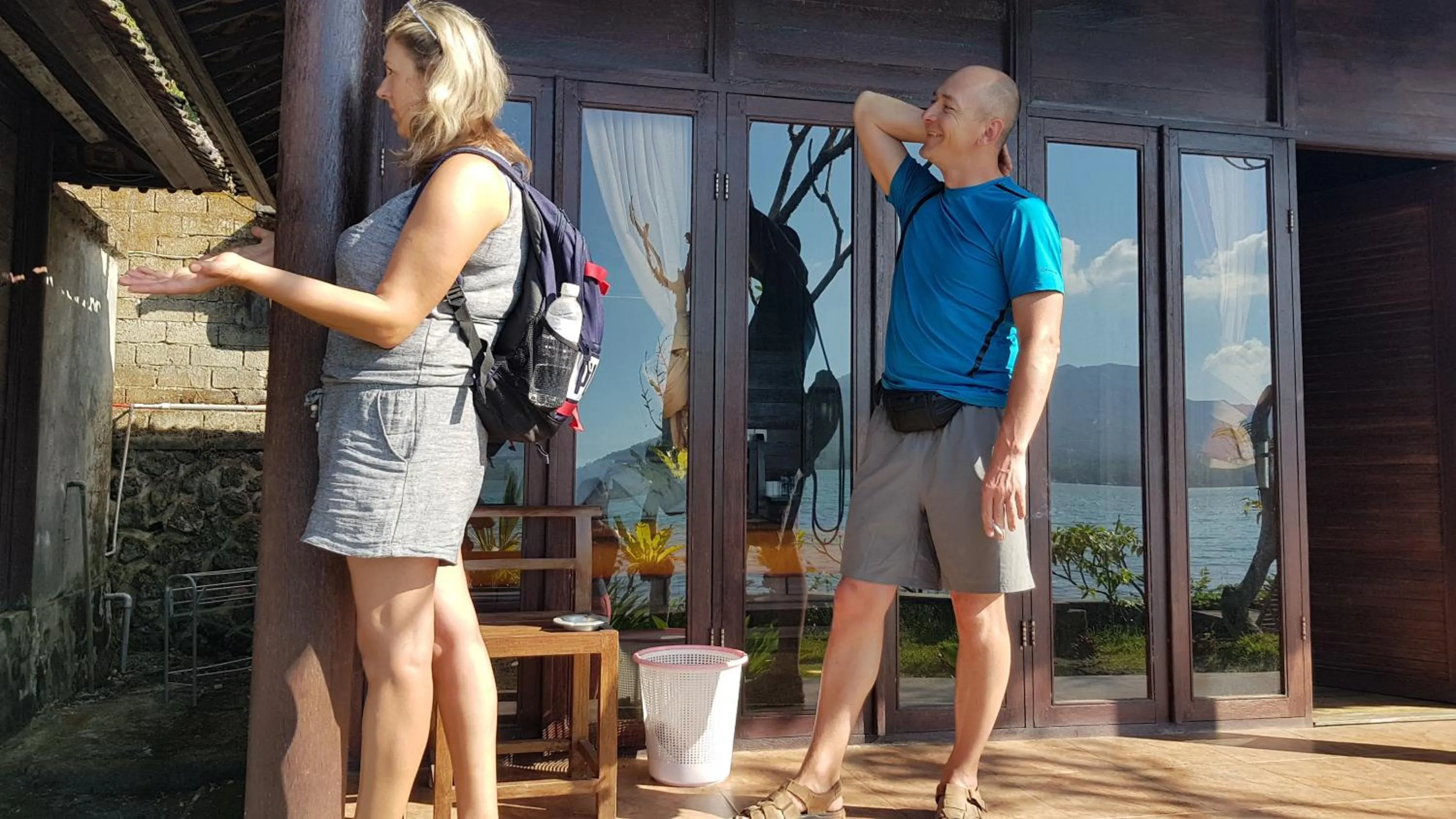 People in Batur Green Lakeview in Kintamani Bali