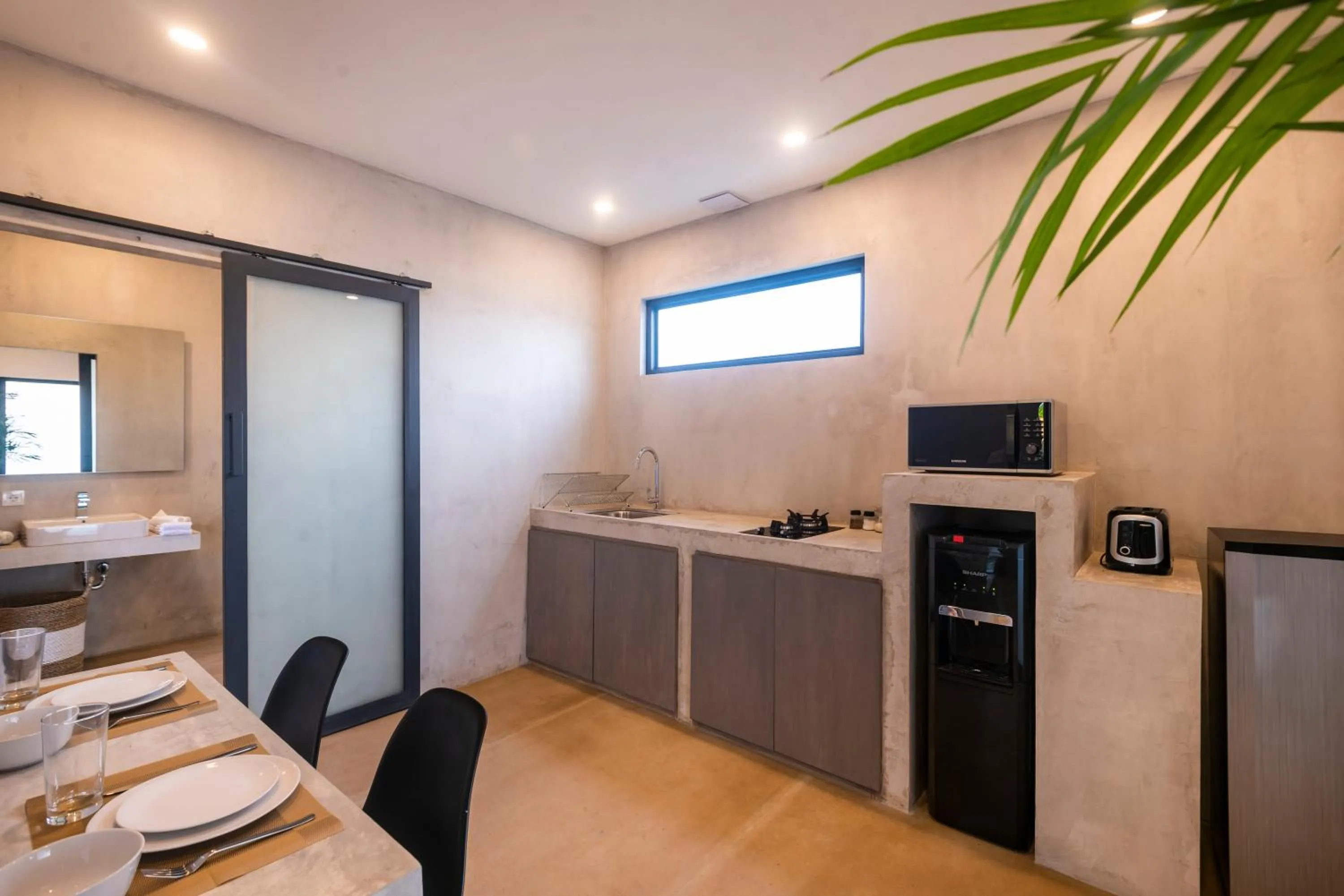 Kitchen or kitchenette in Canggu Dream Studios & Villas