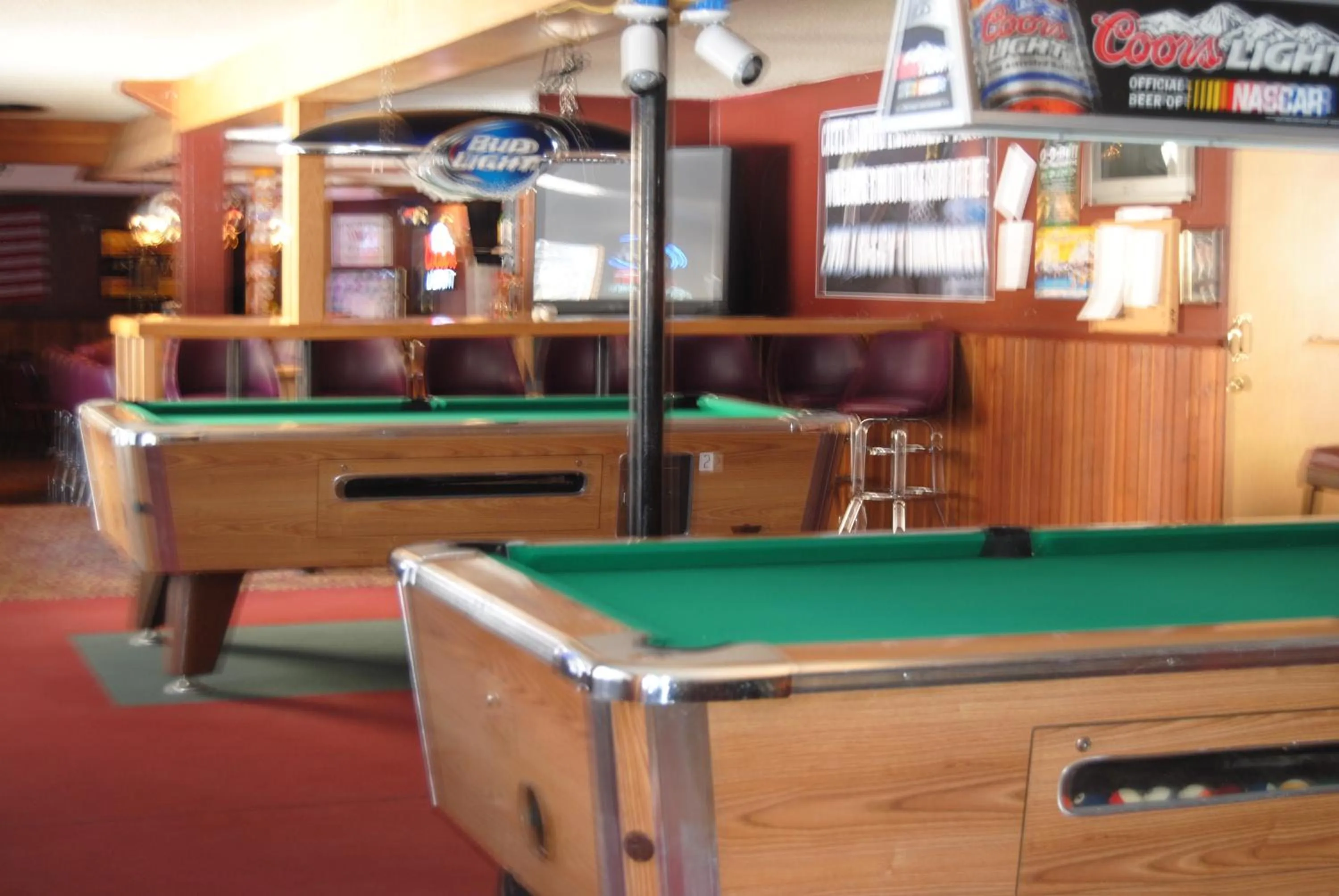 Spring, Billiards in Knights Inn Evanston