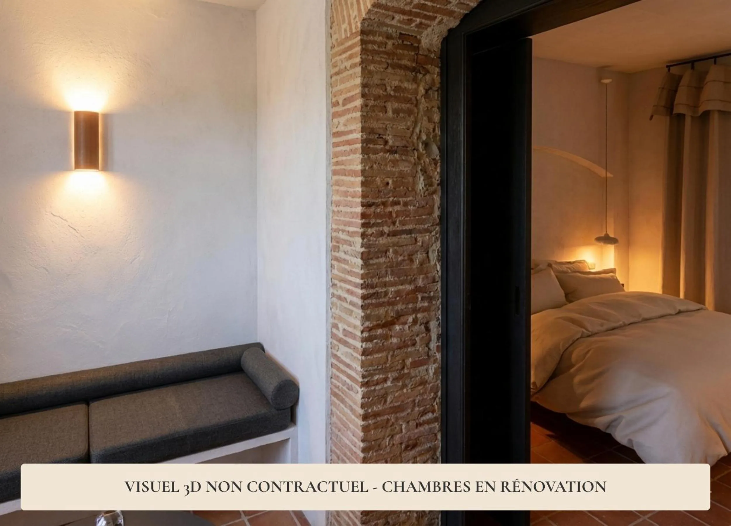 Photo of the whole room, Bed in Hôtel La Casa Pairal