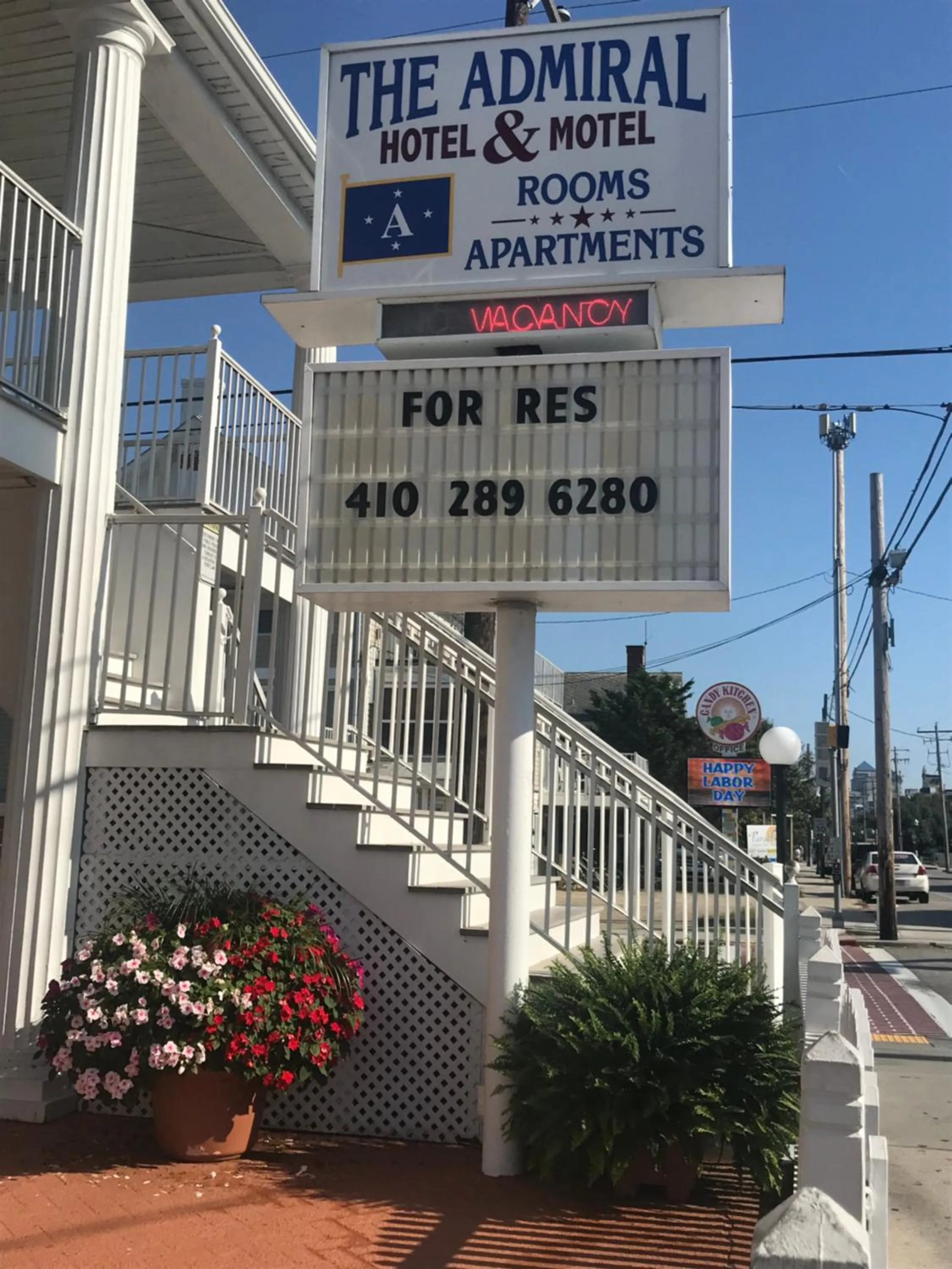 Property building in The Admiral Hotel/Motel